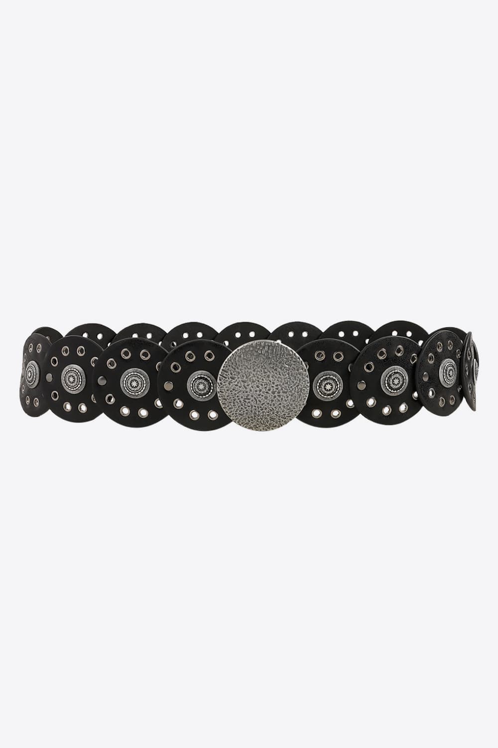 Round Shape PU Leather Belt - Flip Flop Dynasty