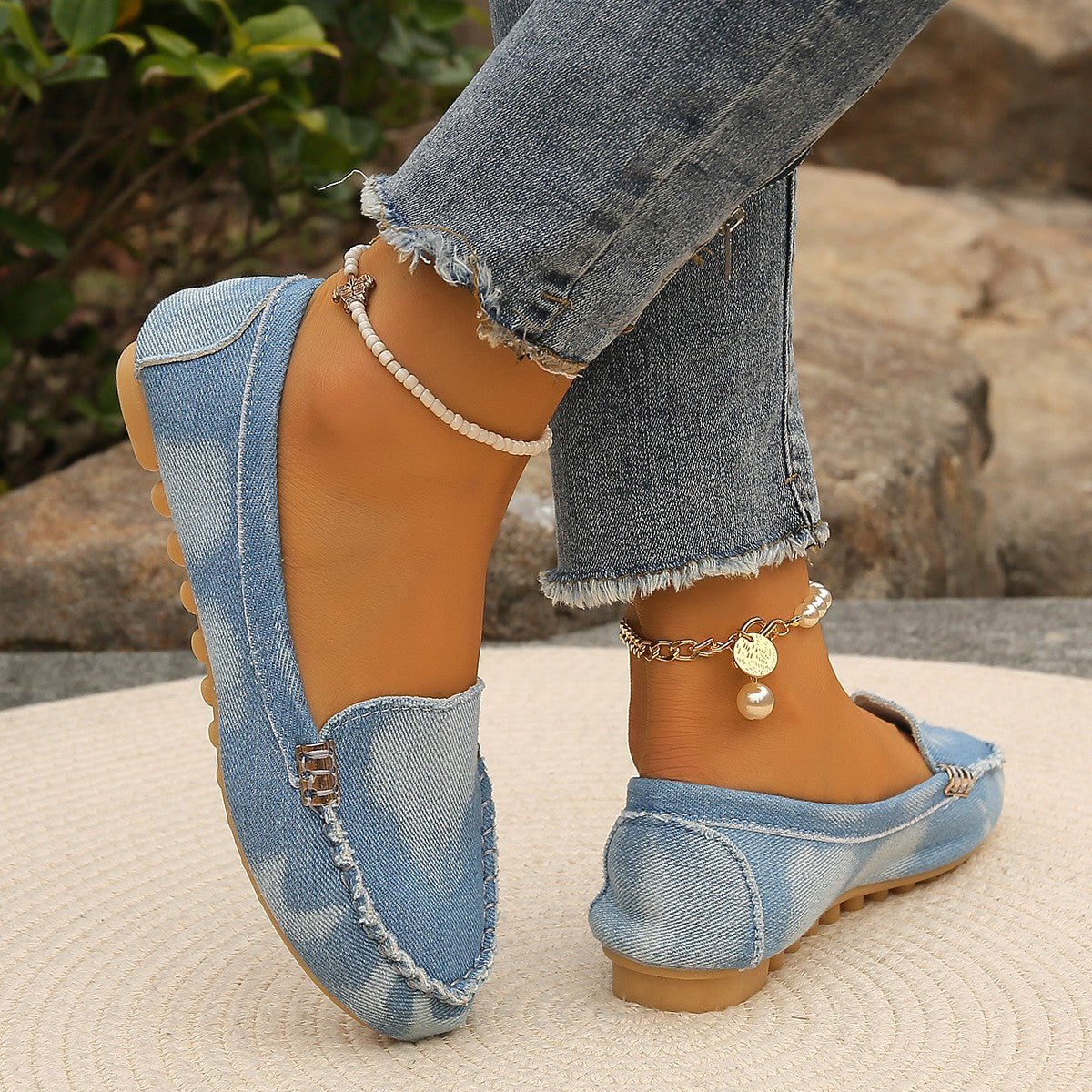Round Toe Flat Loafers - Flip Flop Dynasty
