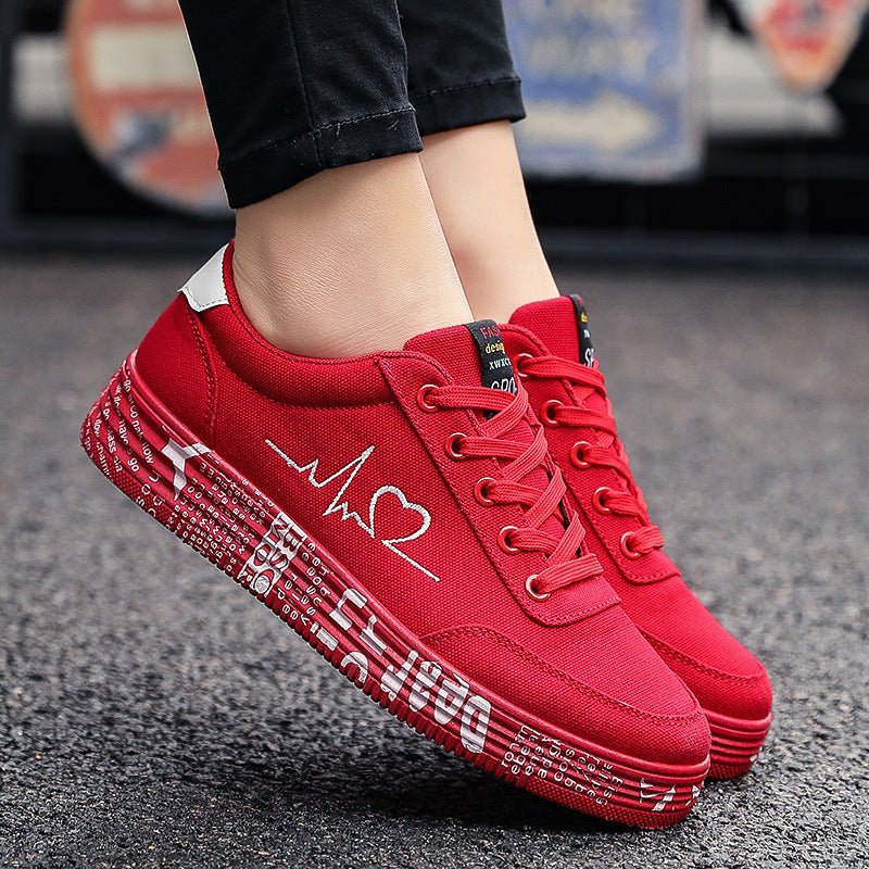 Round Toe Lace Up Platform Sneakers - Flip Flop Dynasty