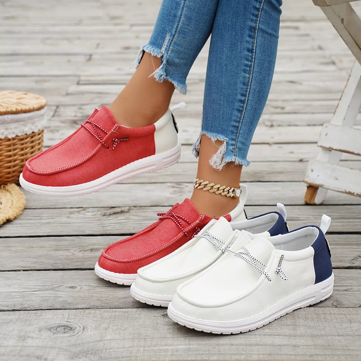 Round Toe Slip-Ons - Flip Flop Dynasty