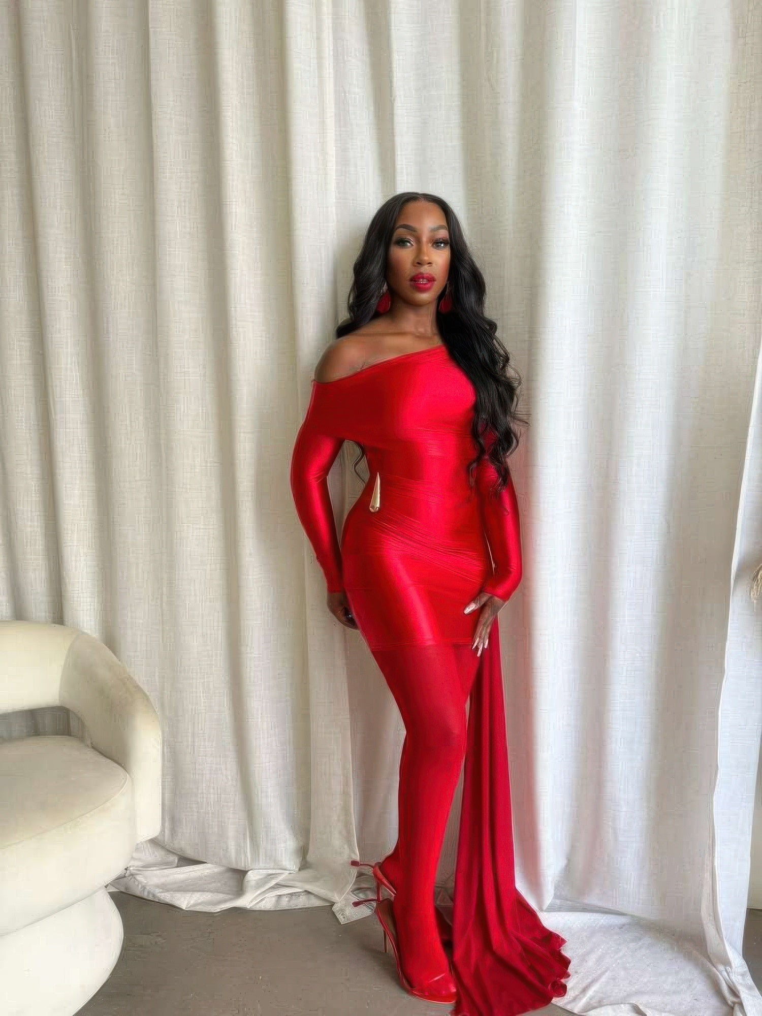 Scarlet Whisper Mini Dress - Flip Flop Dynasty