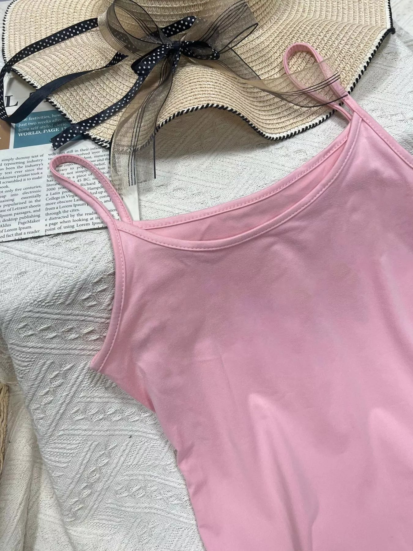 Scoop Neck Cami and Shorts Active Set - Flip Flop Dynasty