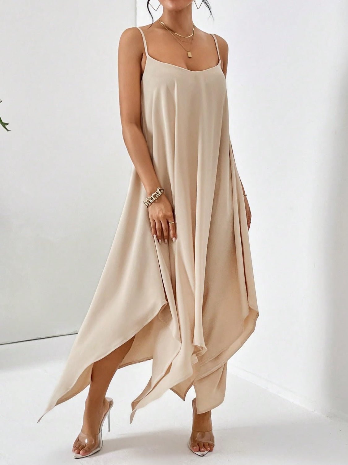 Scoop Neck Midi Cami Dress - Flip Flop Dynasty
