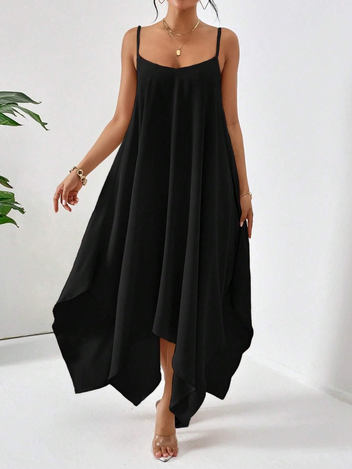 Scoop Neck Midi Cami Dress - Flip Flop Dynasty