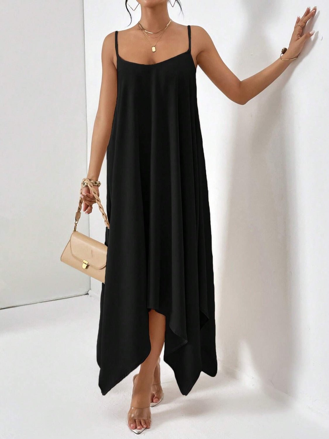 Scoop Neck Midi Cami Dress - Flip Flop Dynasty