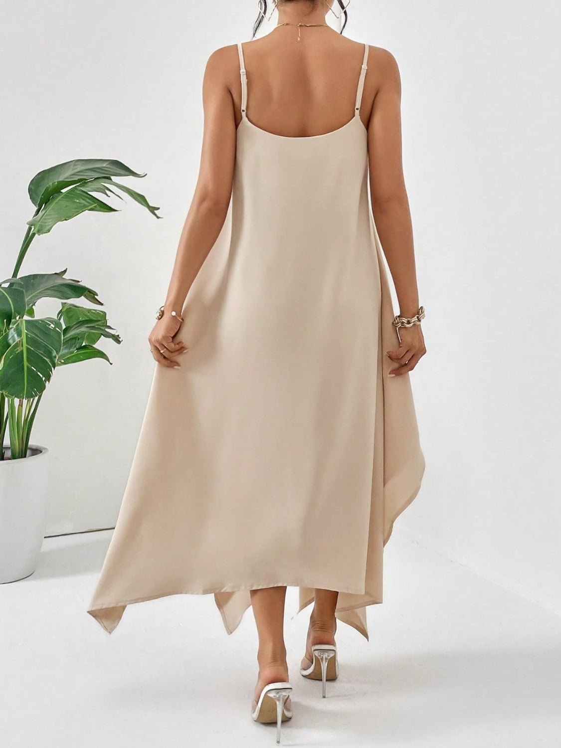 Scoop Neck Midi Cami Dress - Flip Flop Dynasty
