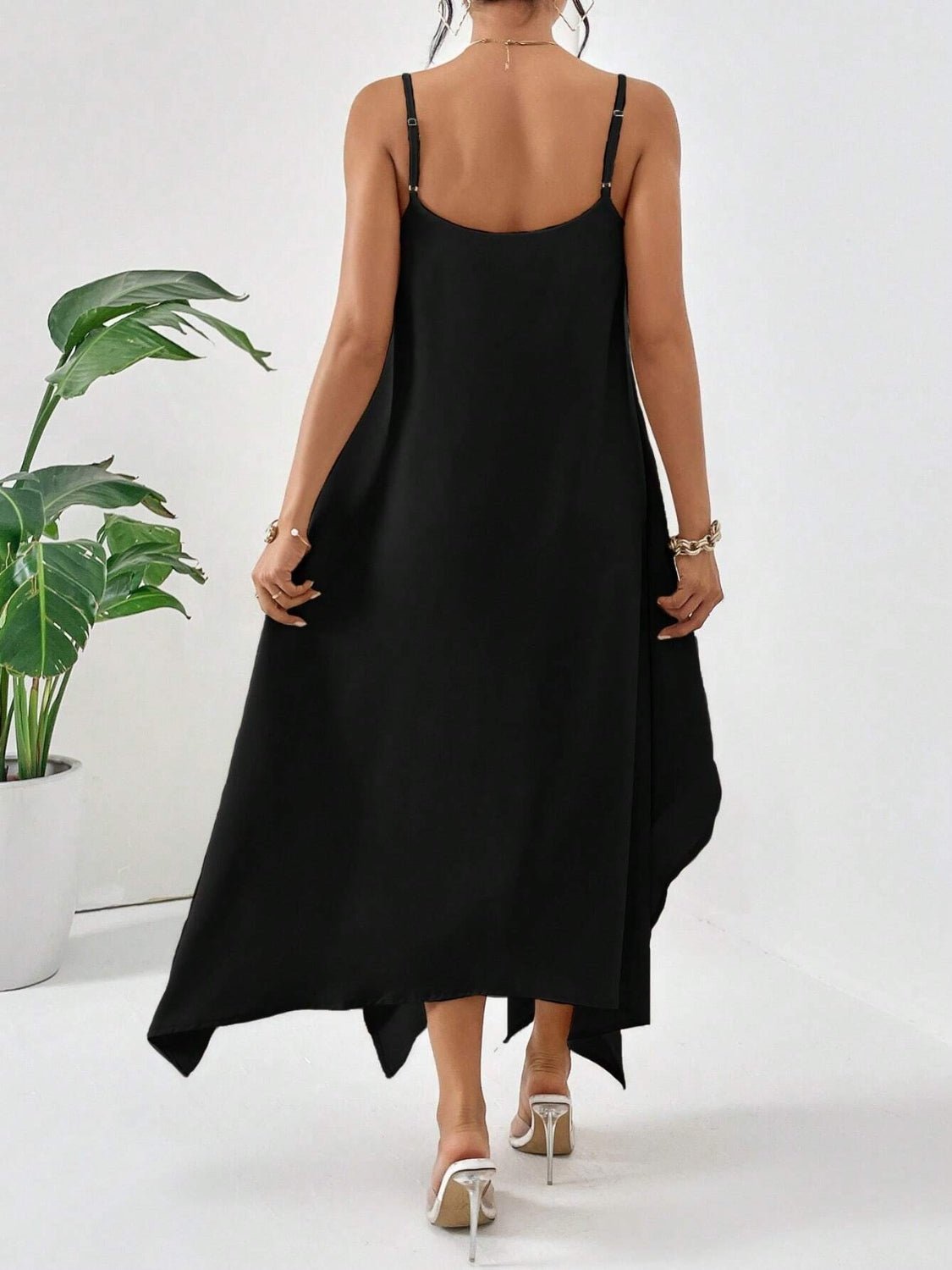 Scoop Neck Midi Cami Dress - Flip Flop Dynasty