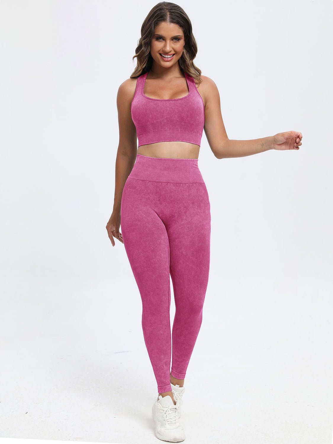 Scoop Neck Wide Strap Top and Pants Active Set - Flip Flop Dynasty
