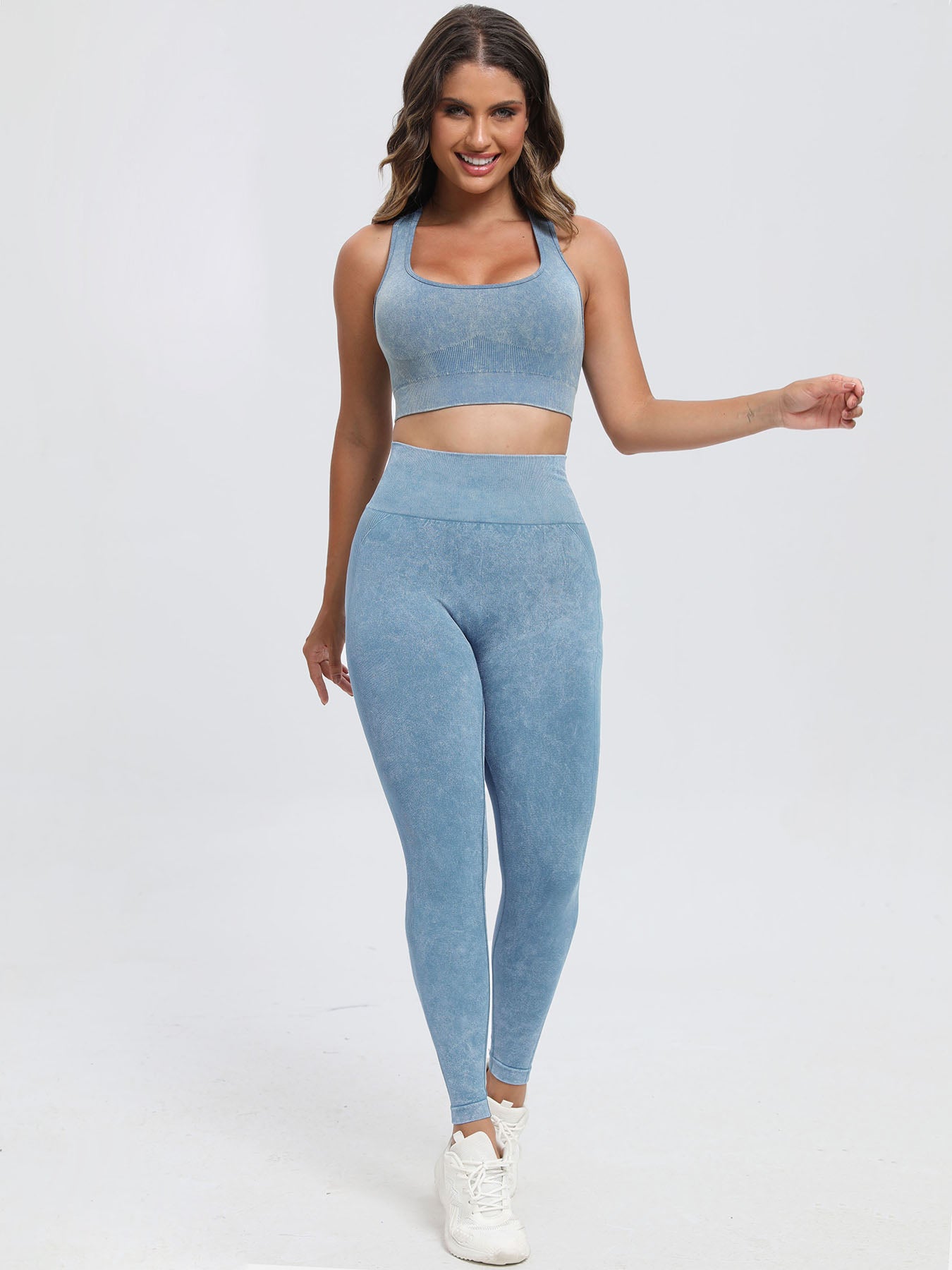 Scoop Neck Wide Strap Top and Pants Active Set - Flip Flop Dynasty