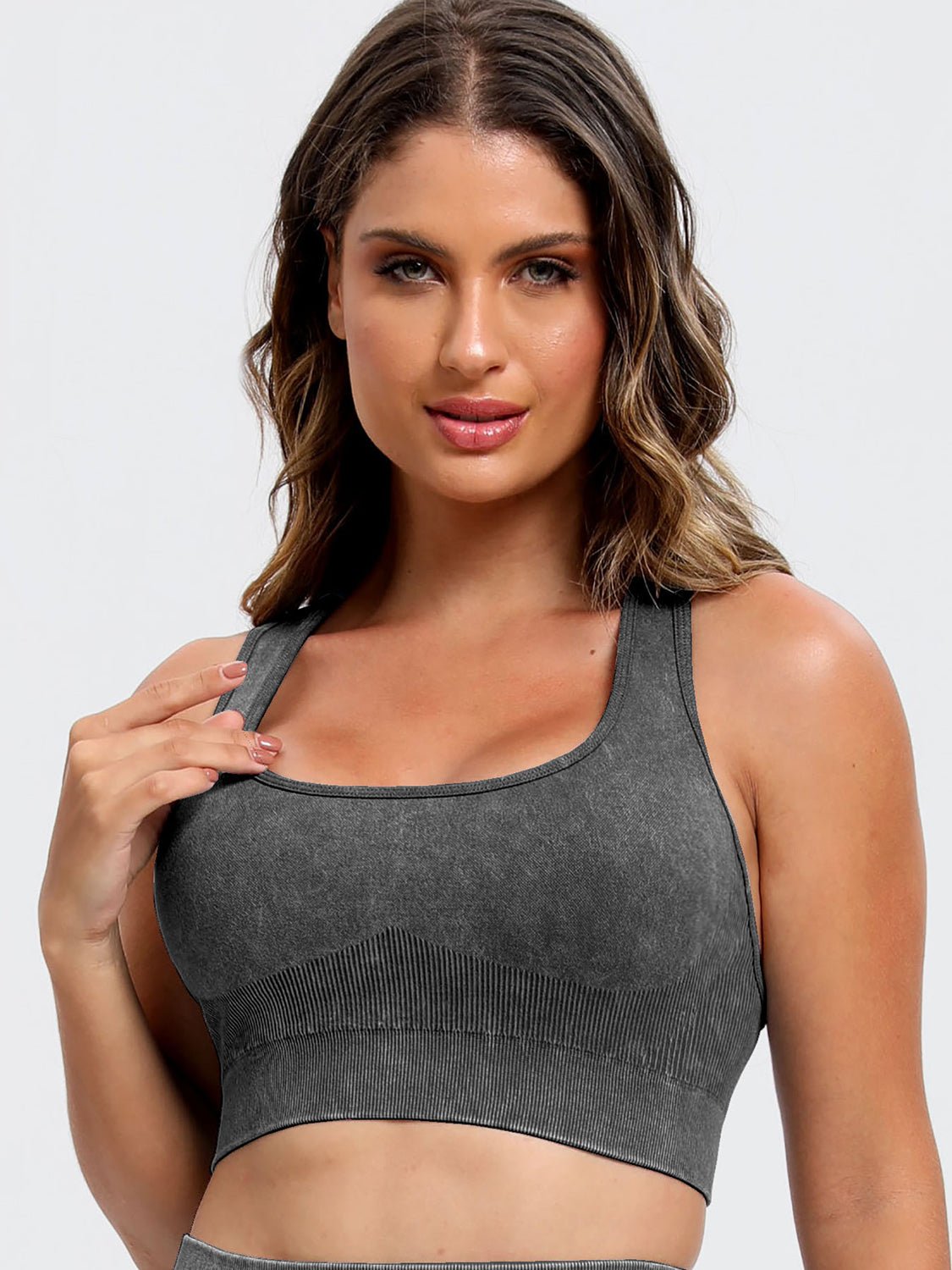 Scoop Neck Wide Strap Top and Shorts Active Set - Flip Flop Dynasty