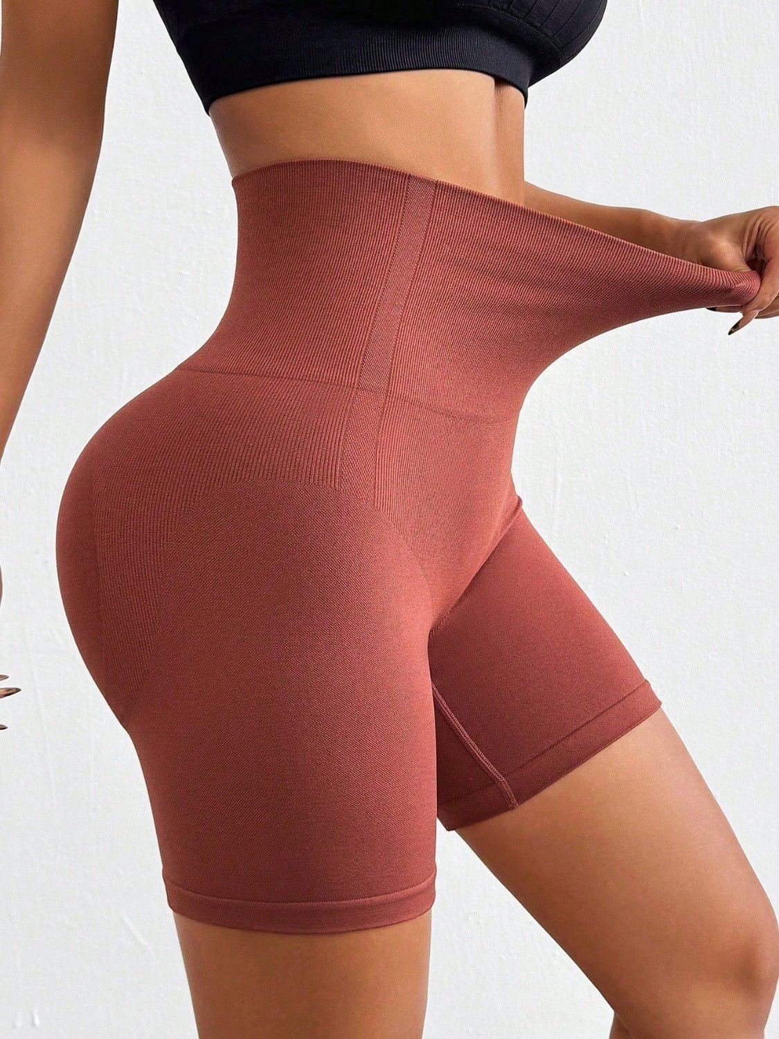 Seamless High Waist Active Shorts - Flip Flop Dynasty