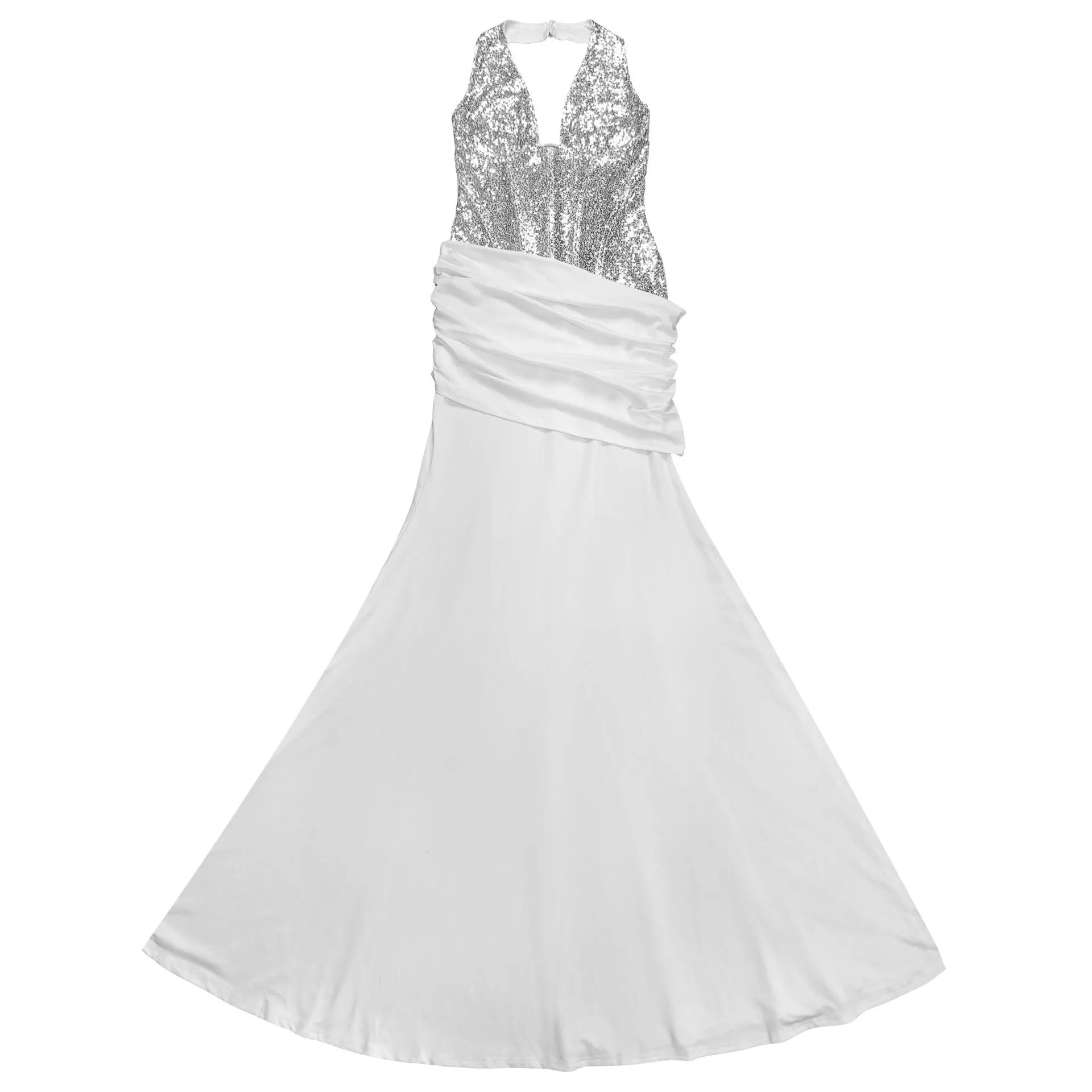 Sequin Halter Neck Maxi Dress - Flip Flop Dynasty