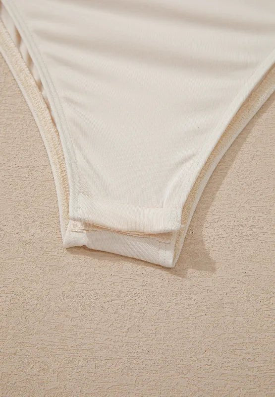 Sequin Surplice Long Sleeve Bodysuit - Flip Flop Dynasty