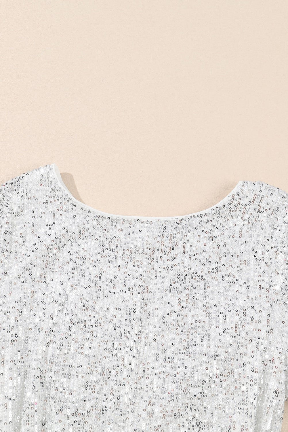 Sequin Tie Front T-Shirt Dress - Flip Flop Dynasty