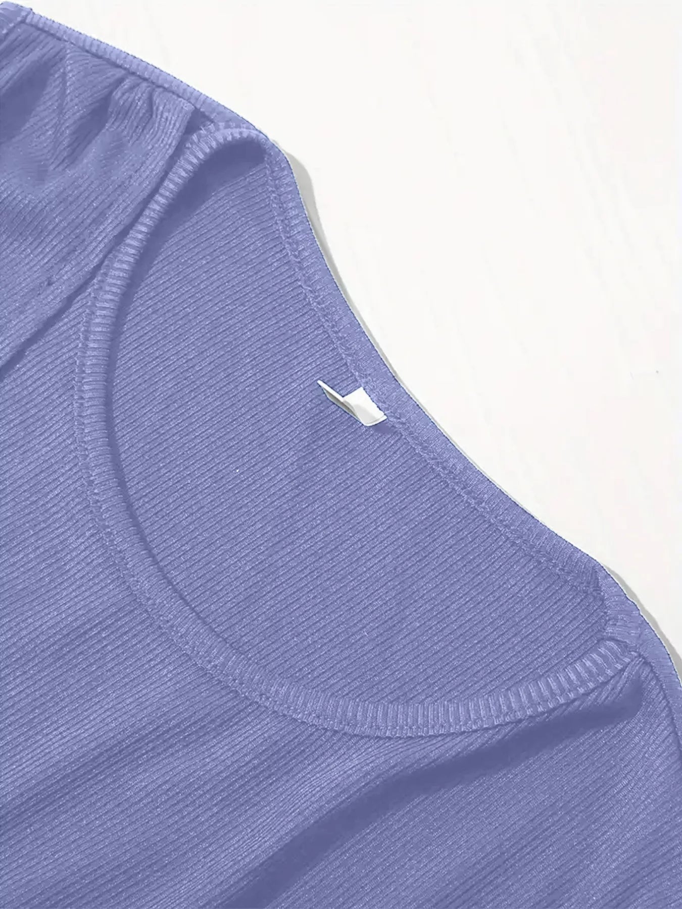 Side Tie Round Neck Tank and Pants Set - Flip Flop Dynasty