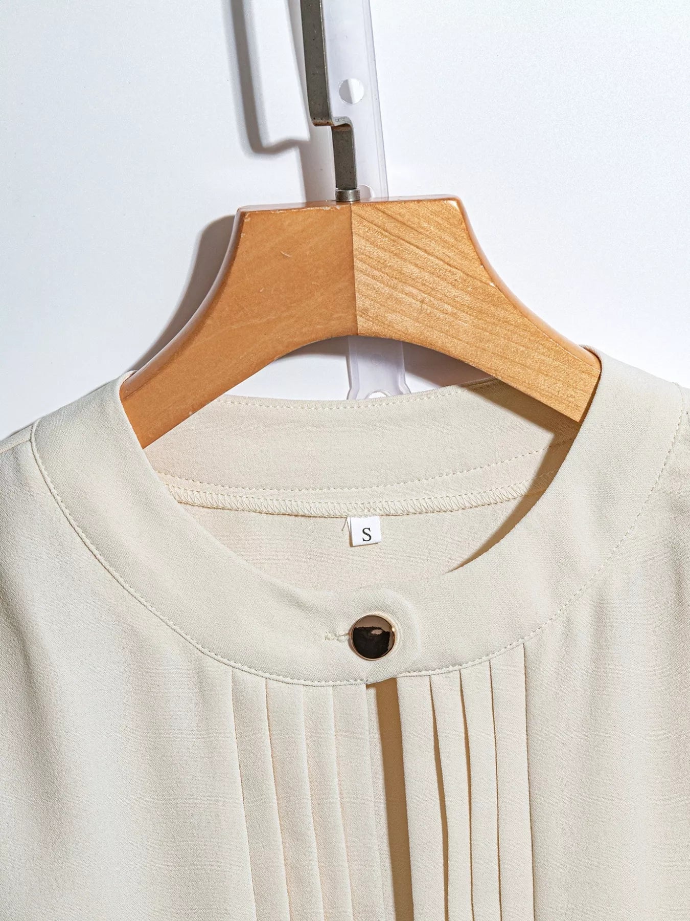 Sleeveless Pleated Blouse with Belt - Flip Flop Dynasty