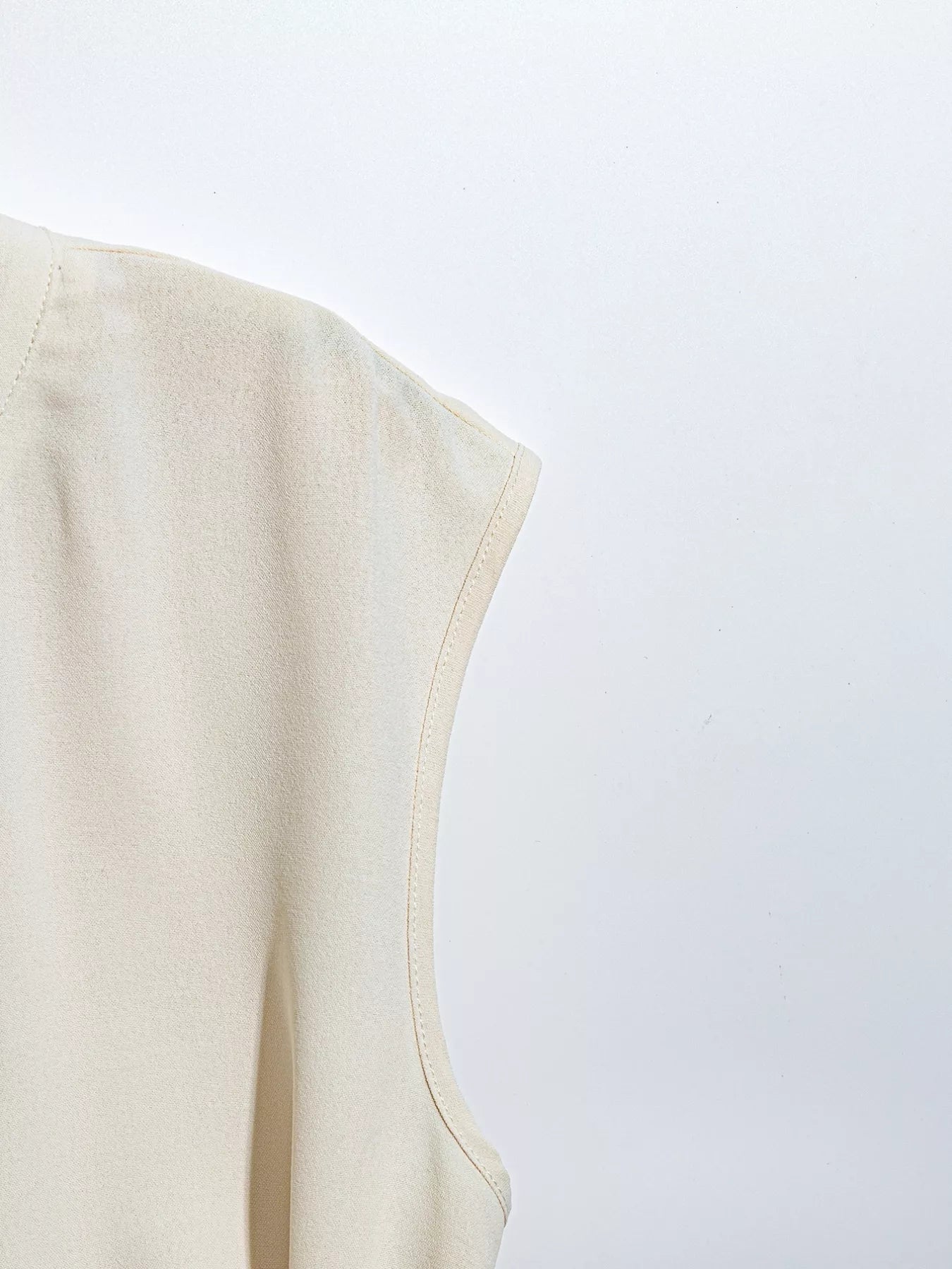Sleeveless Pleated Blouse with Belt - Flip Flop Dynasty