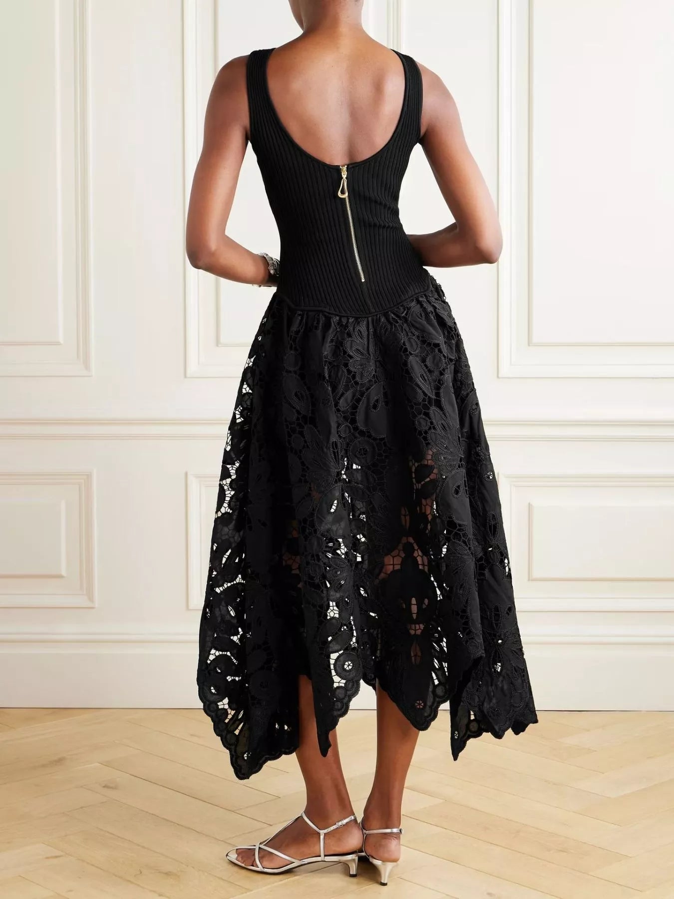 Sleeveless Ribbed Crochet Midi Dress - Flip Flop Dynasty
