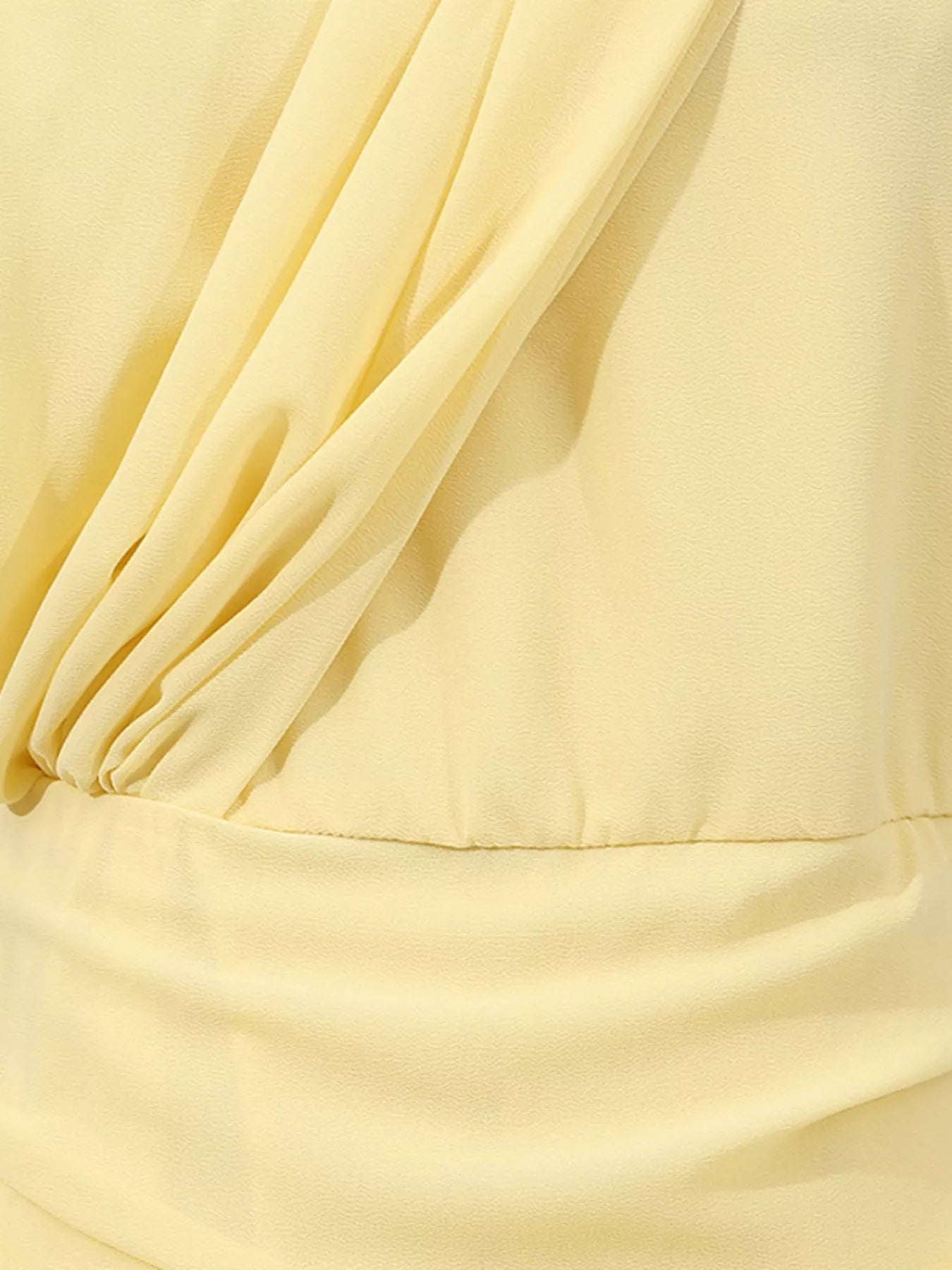 Sleeveless Ruched High - Slit Maxi Dress - Flip Flop Dynasty