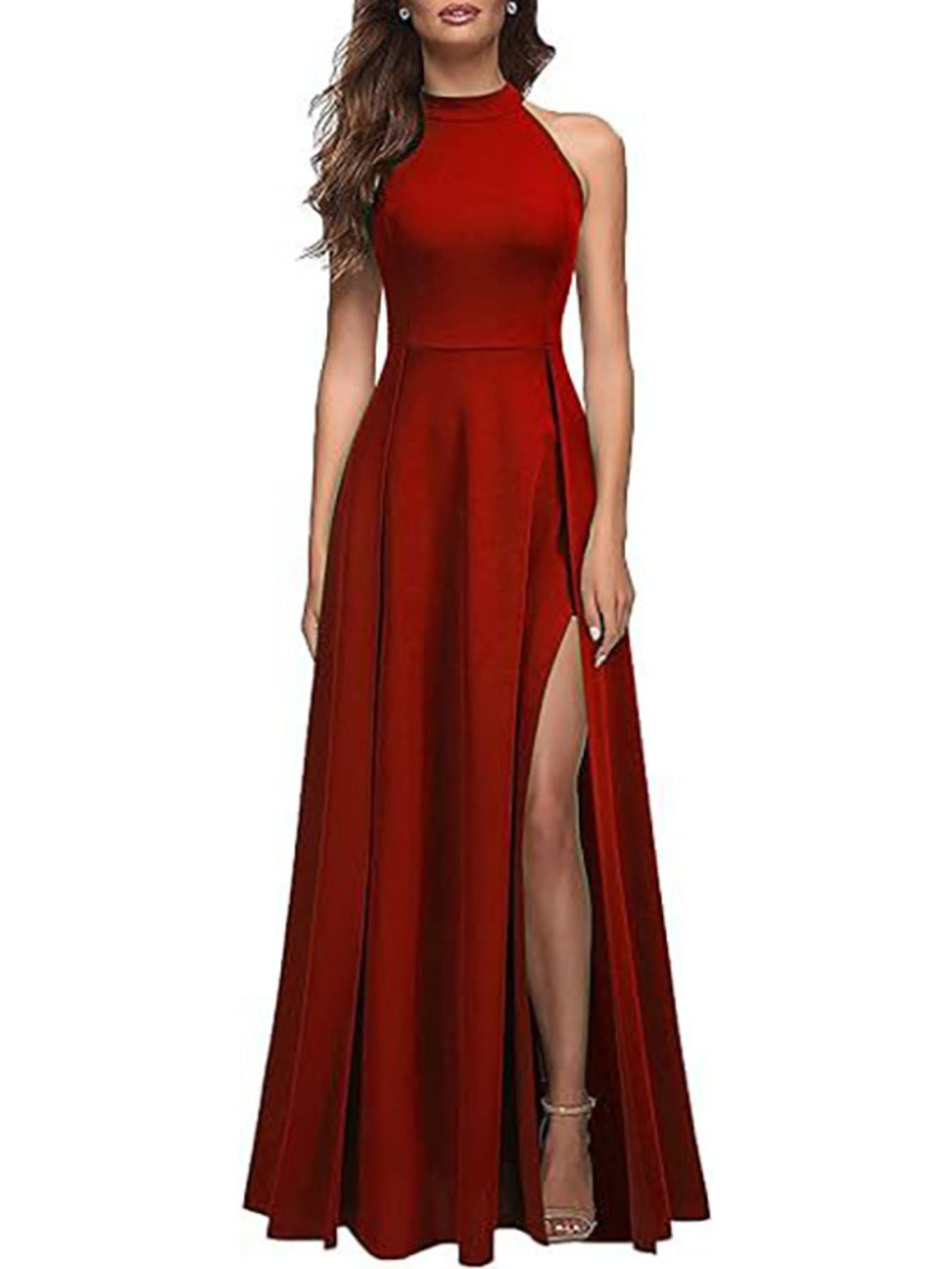 Sleeveless Slit Maxi Dress - Flip Flop Dynasty
