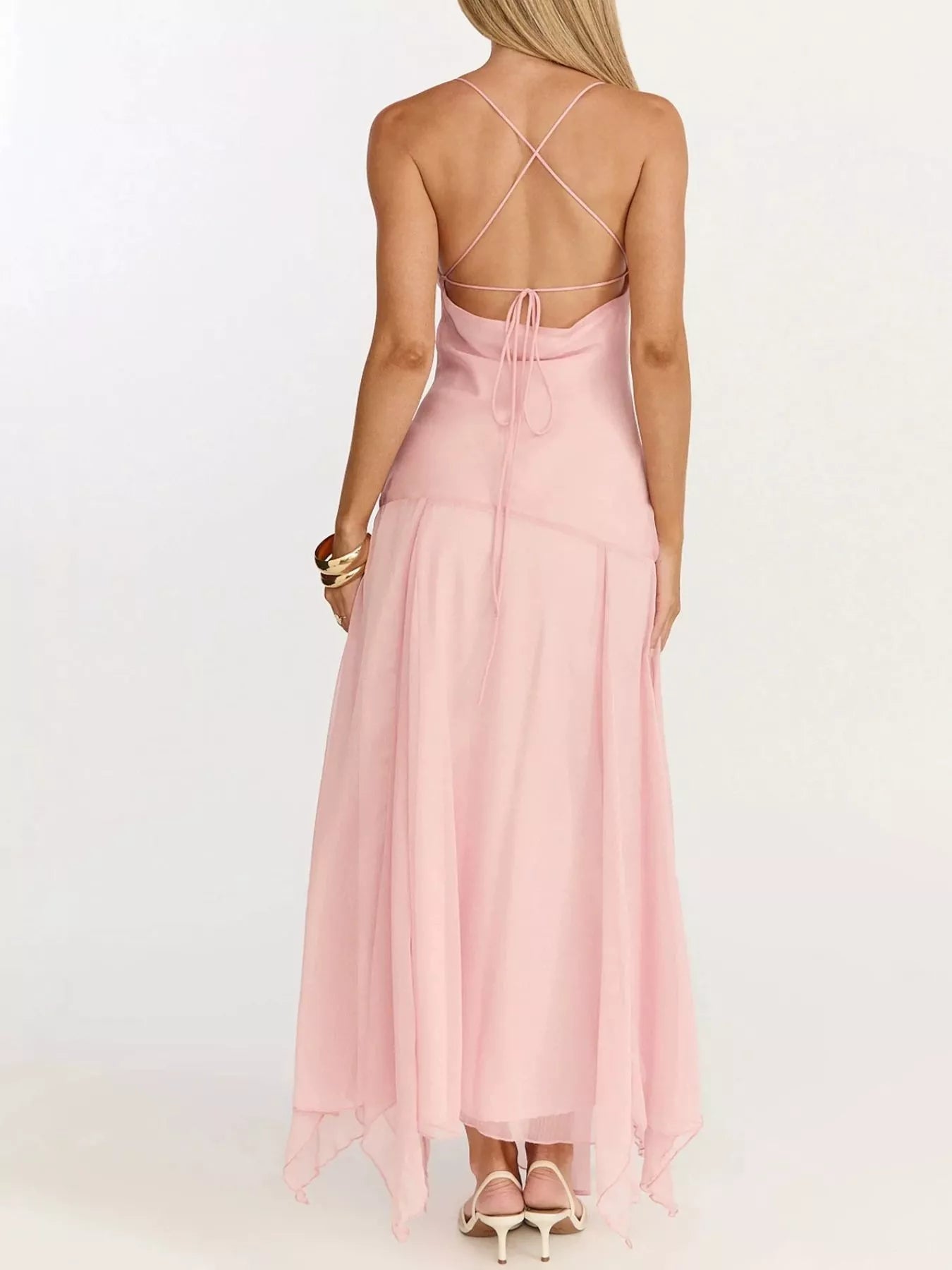 Slit Spaghetti Strap Dress - Flip Flop Dynasty