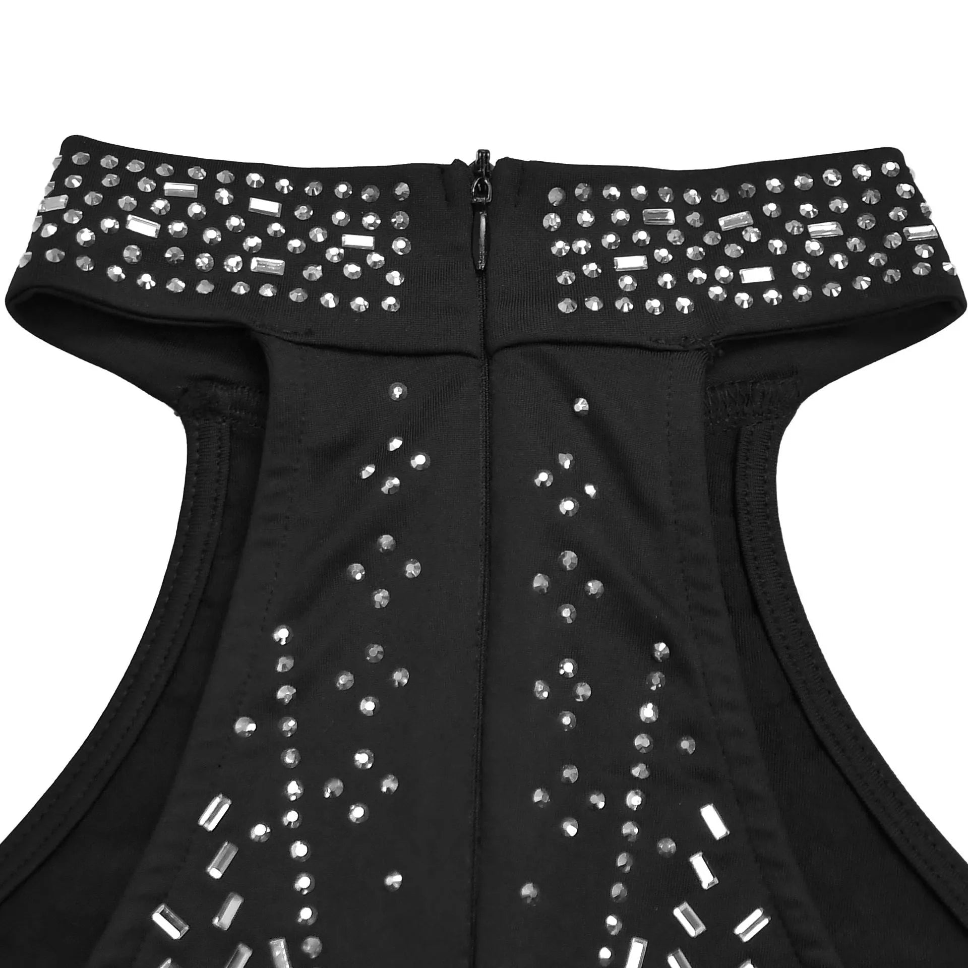 Sparkling Rhinestone Cutout Jumpsuit - Flip Flop Dynasty