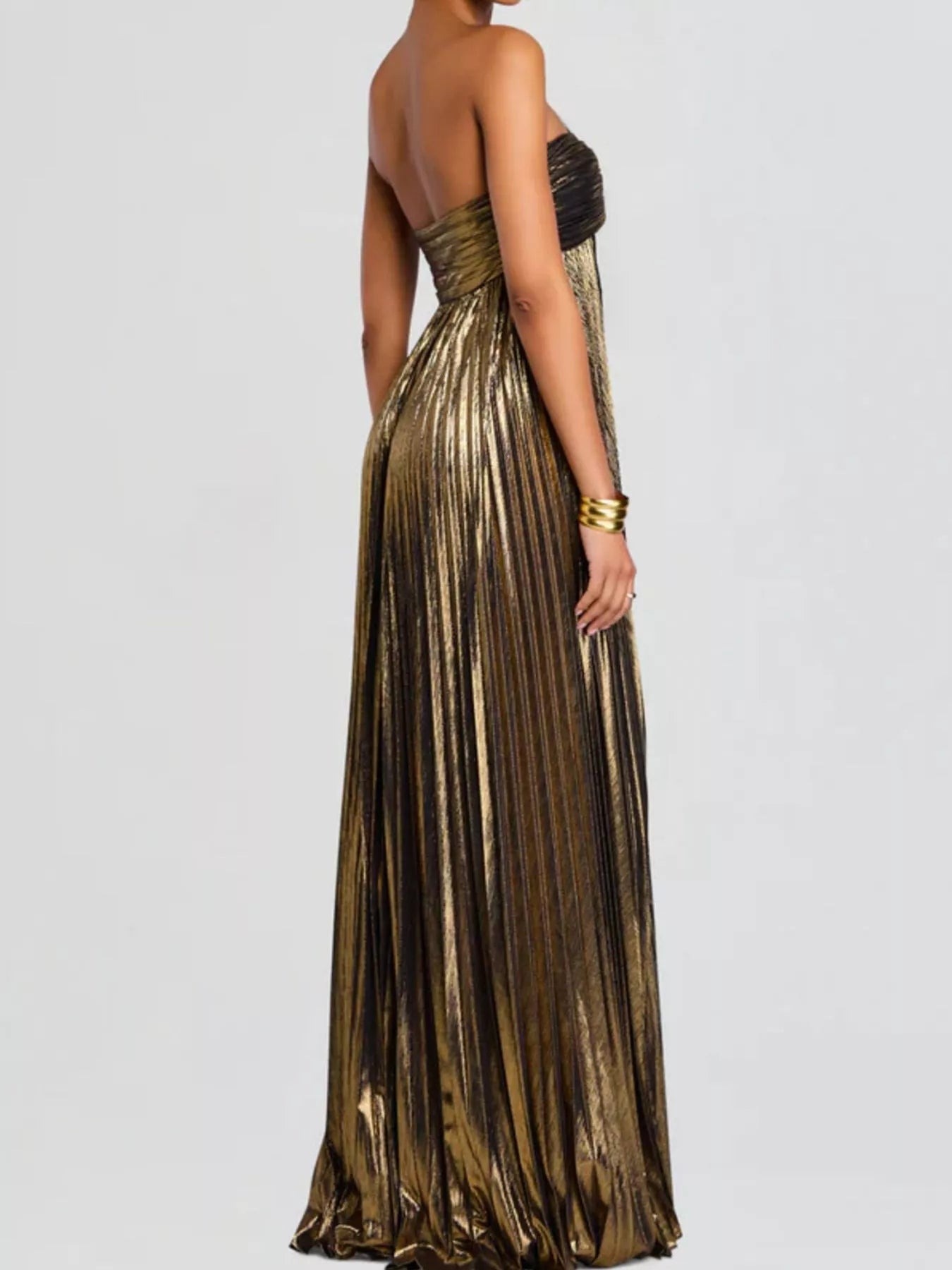 Split Sweetheart Neck Tube Maxi Dress - Flip Flop Dynasty
