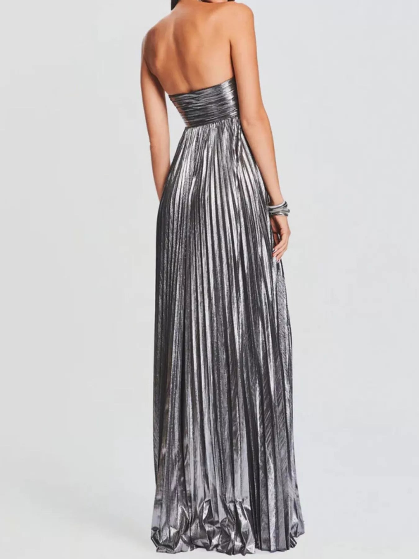 Split Sweetheart Neck Tube Maxi Dress - Flip Flop Dynasty