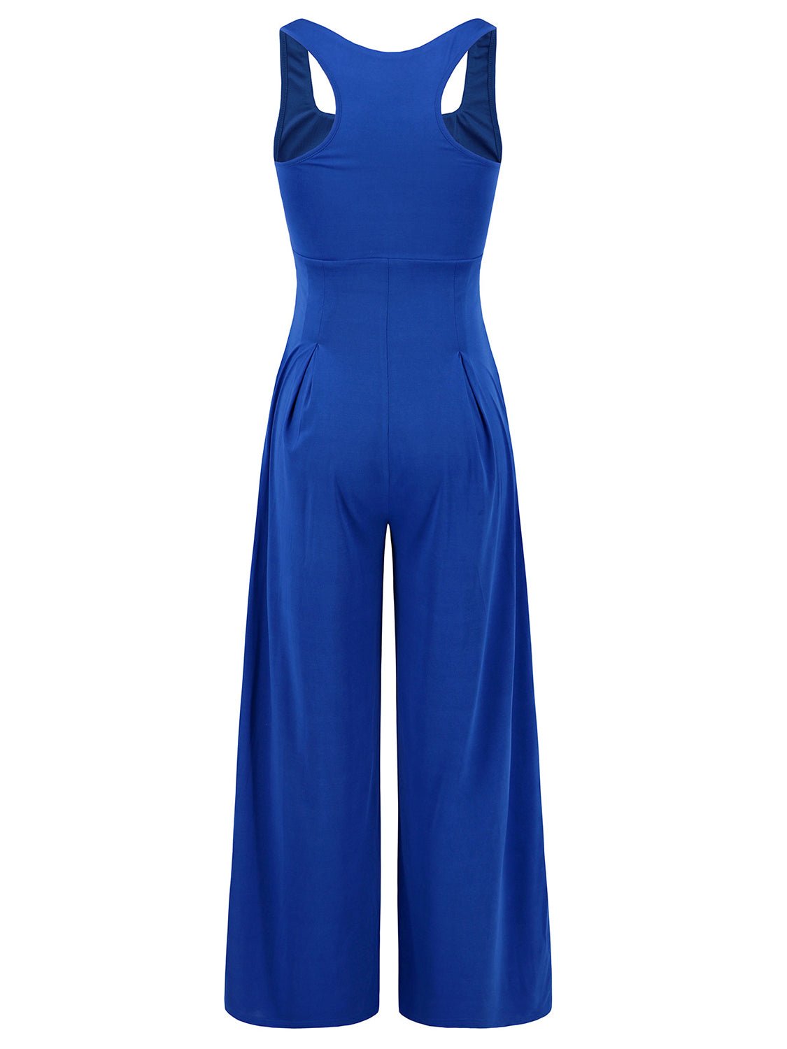 Square Neck Wide Strap Jumpsuit - Flip Flop Dynasty