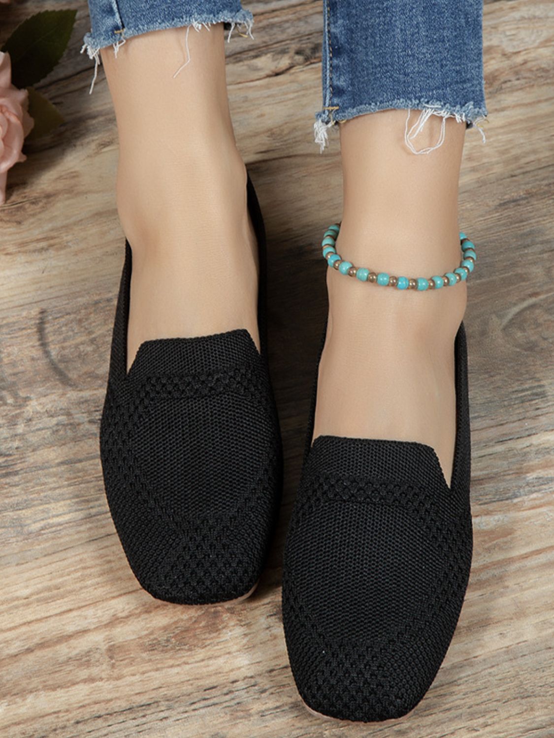 Square Toe Flat Slip - Ons - Flip Flop Dynasty
