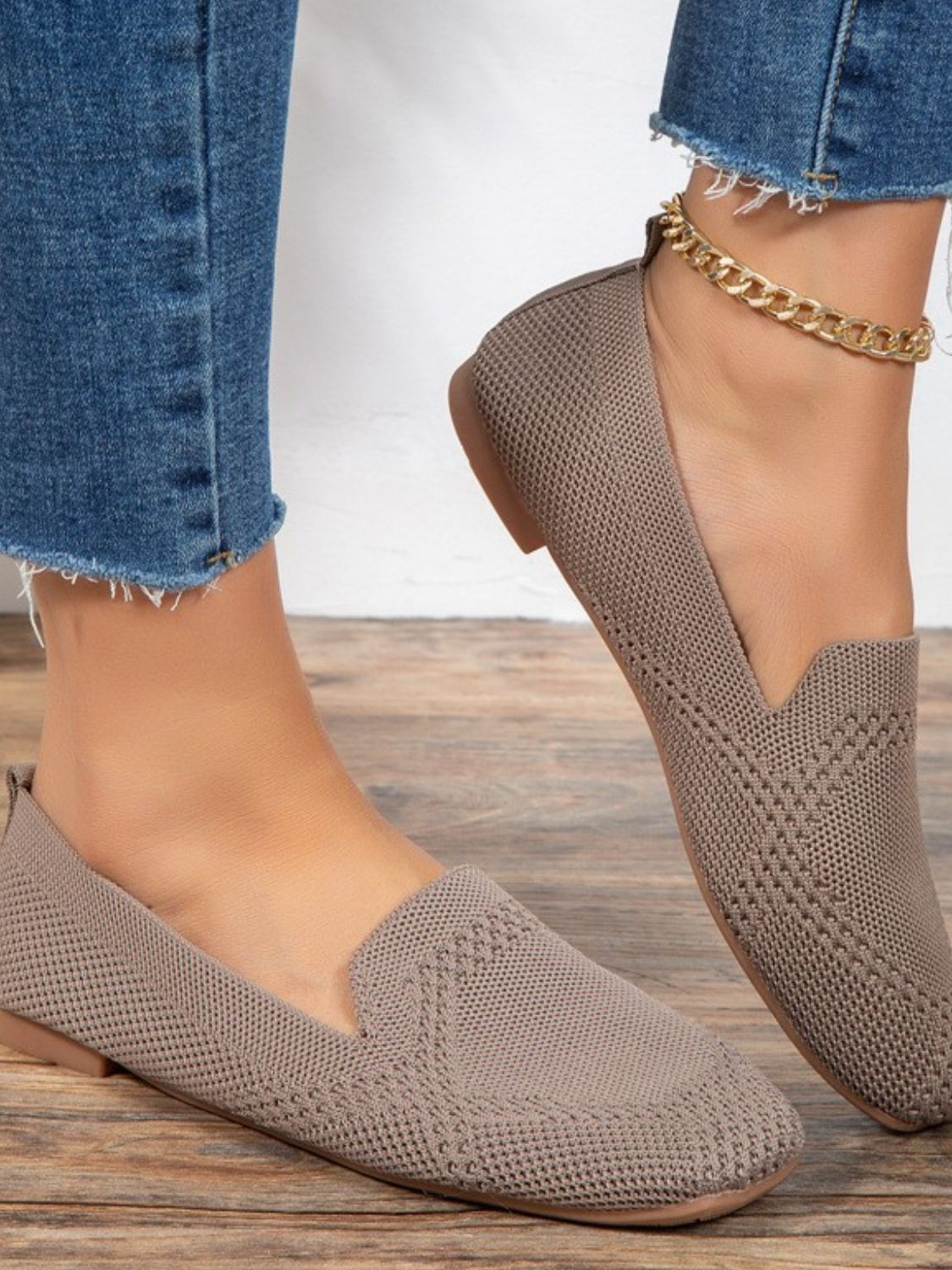 Square Toe Flat Slip - Ons - Flip Flop Dynasty