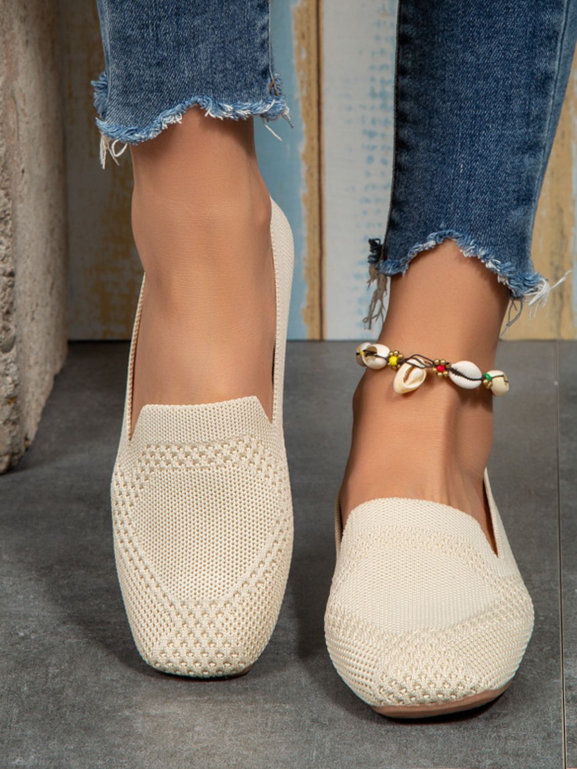 Square Toe Flat Slip - Ons - Flip Flop Dynasty