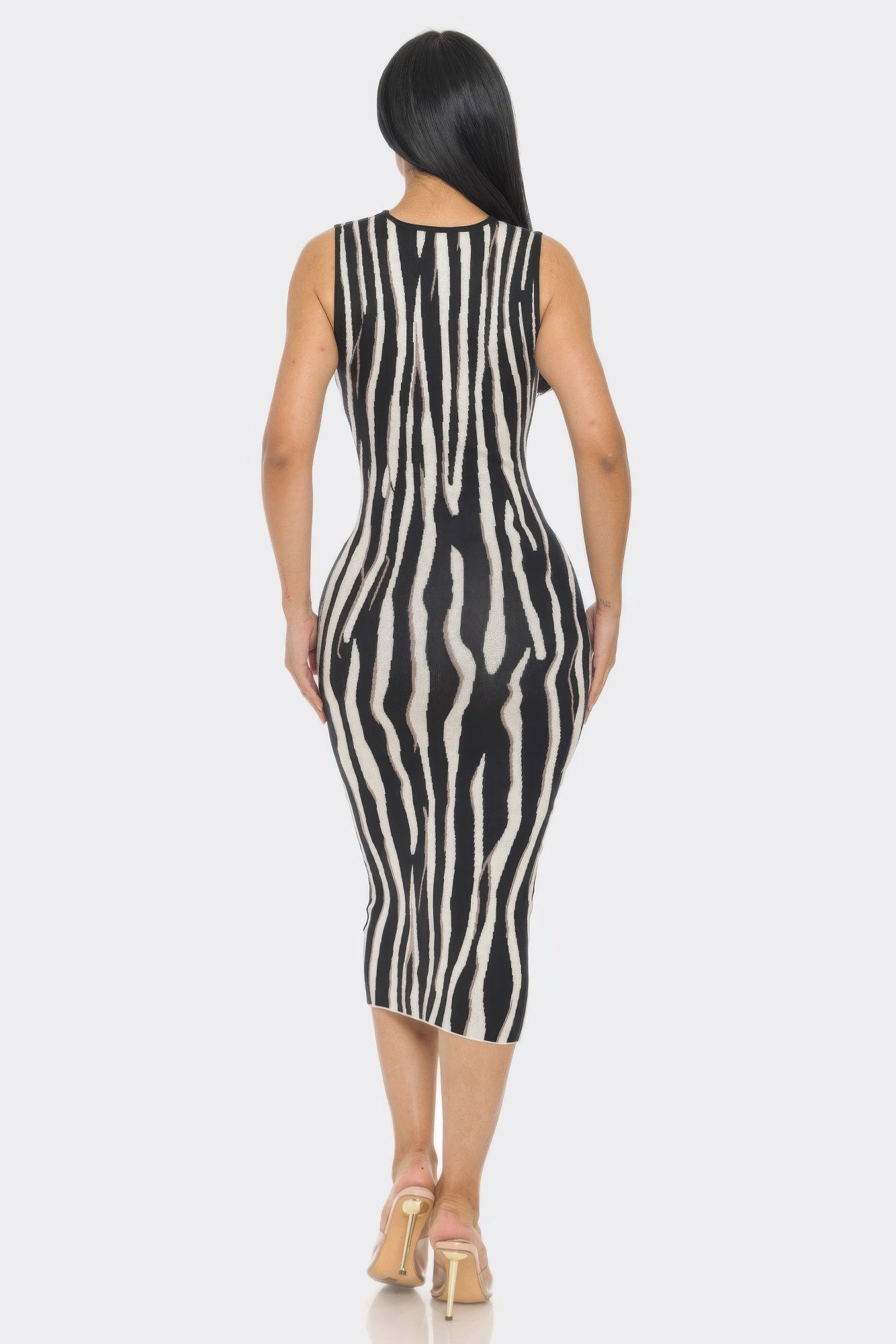 Sweater Midi Print Dress - Flip Flop Dynasty