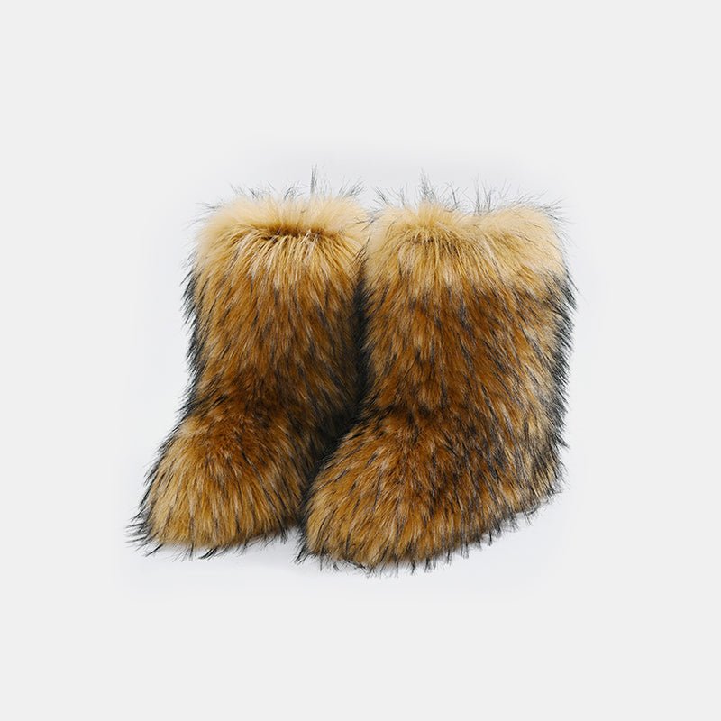Thermal Fuzzy Platform Boots - Flip Flop Dynasty