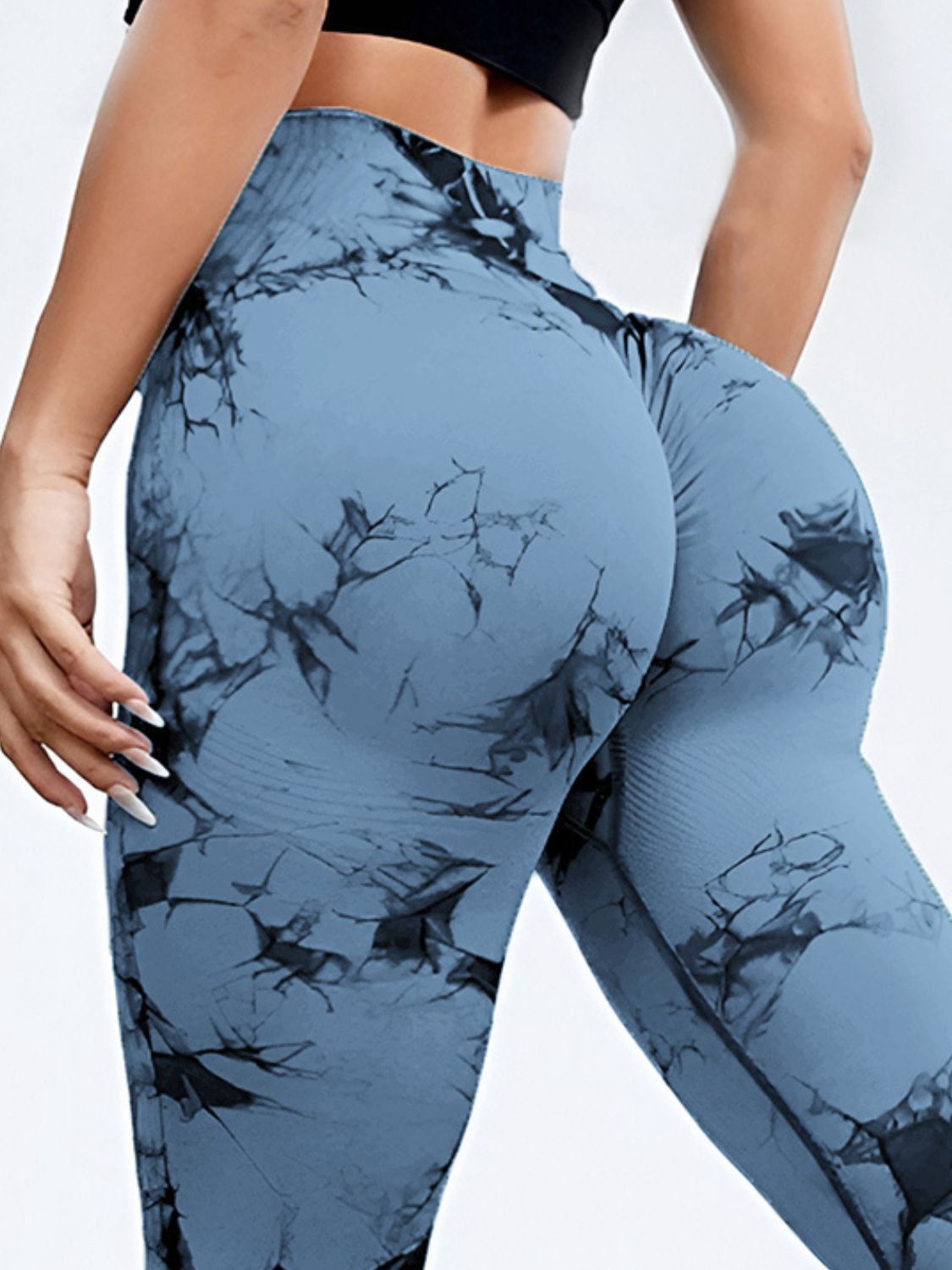 Tie - Dye High Waist Active Leggings - Flip Flop Dynasty
