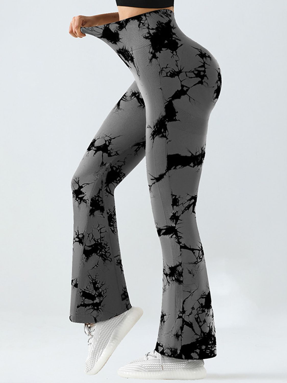 Tie - Dye High Waist Active Leggings - Flip Flop Dynasty