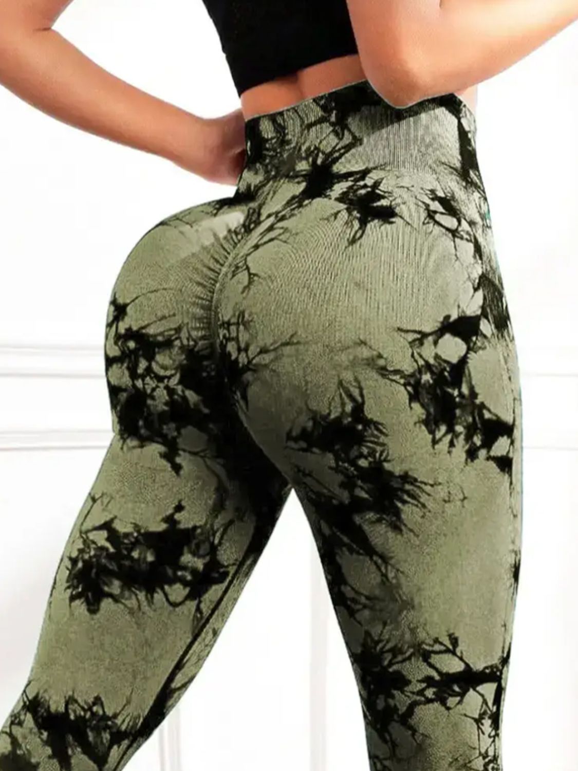 Tie - Dye High Waist Active Leggings - Flip Flop Dynasty