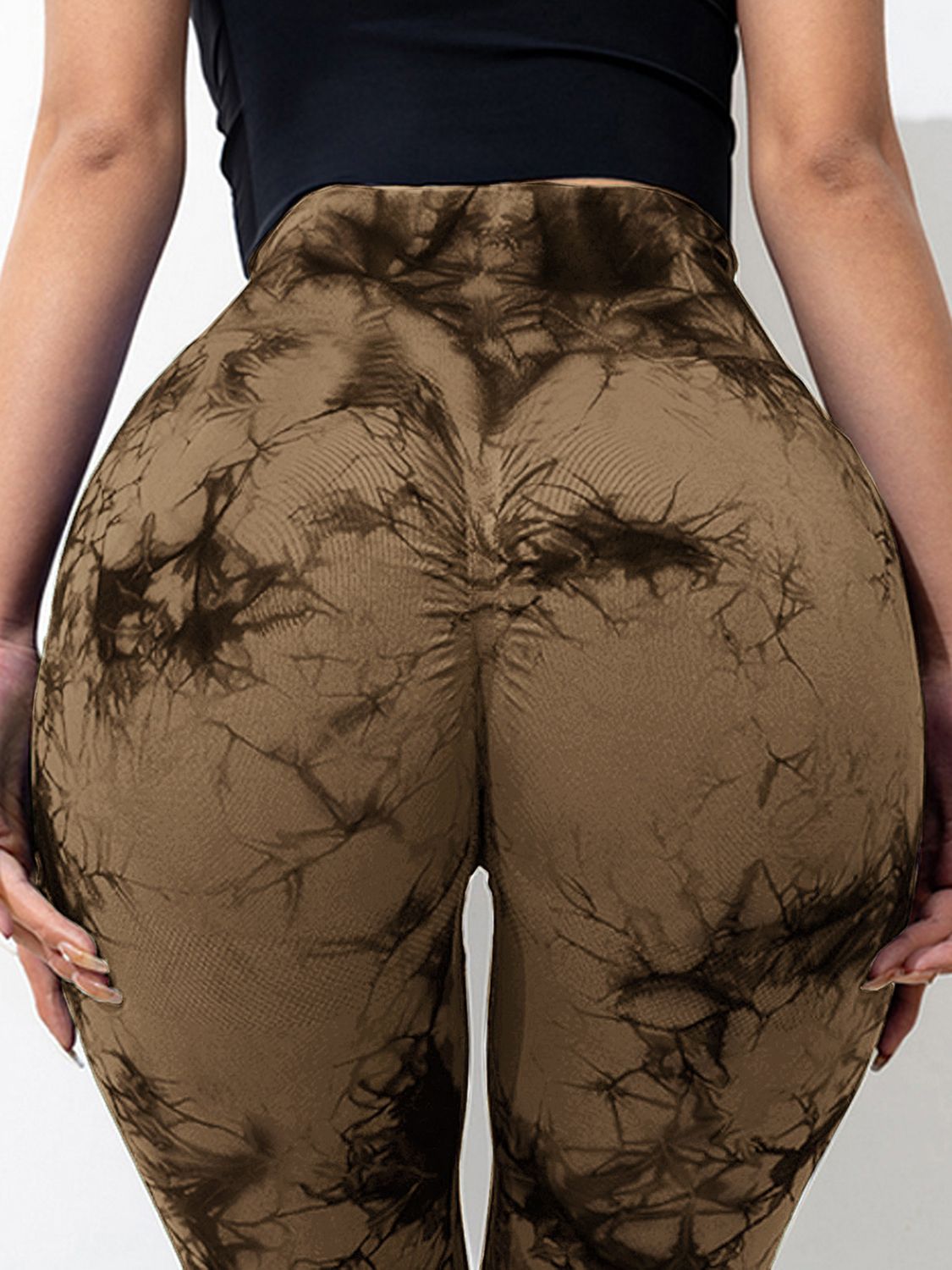 Tie - Dye High Waist Active Leggings - Flip Flop Dynasty