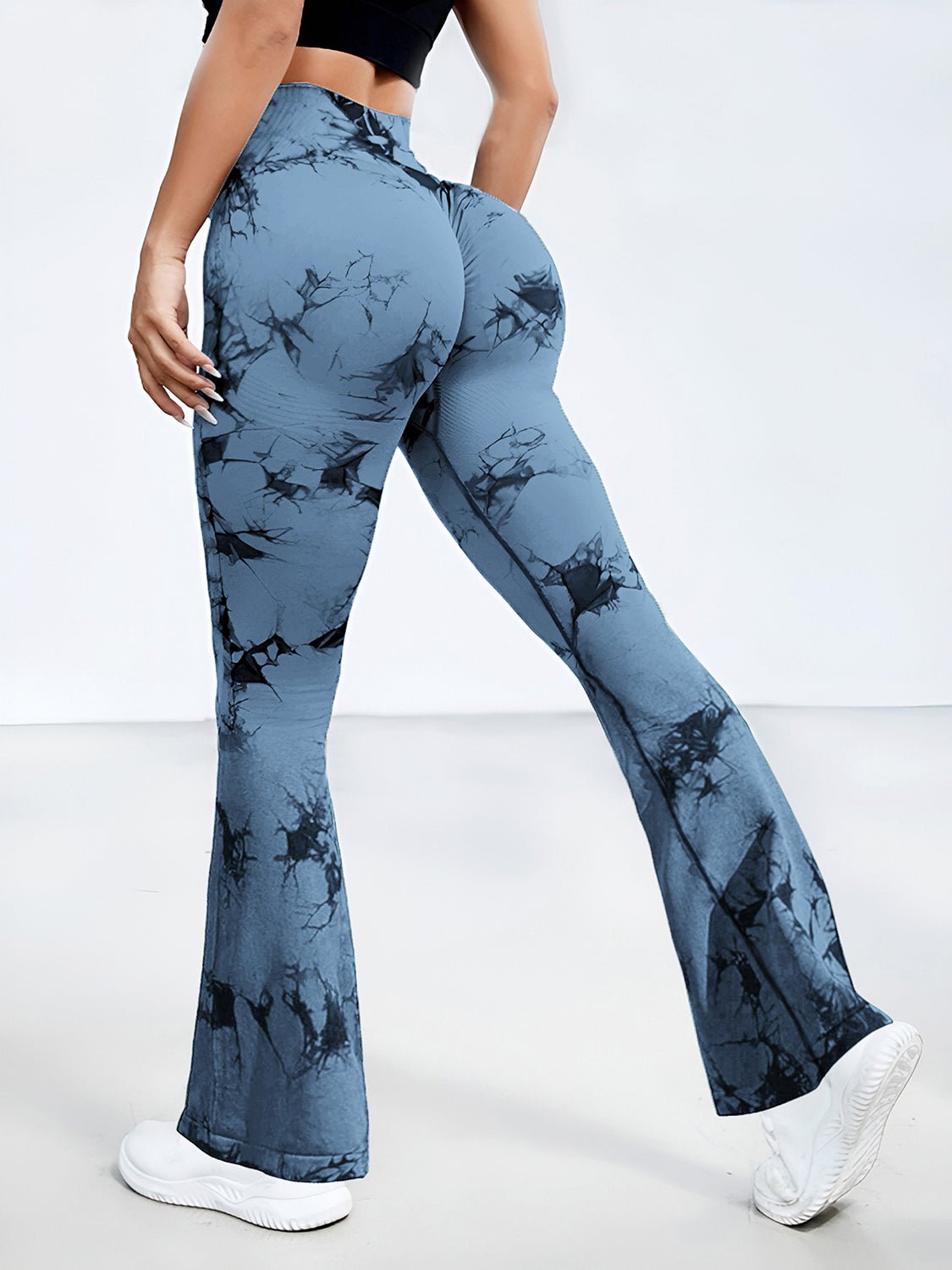 Tie - Dye High Waist Active Leggings - Flip Flop Dynasty