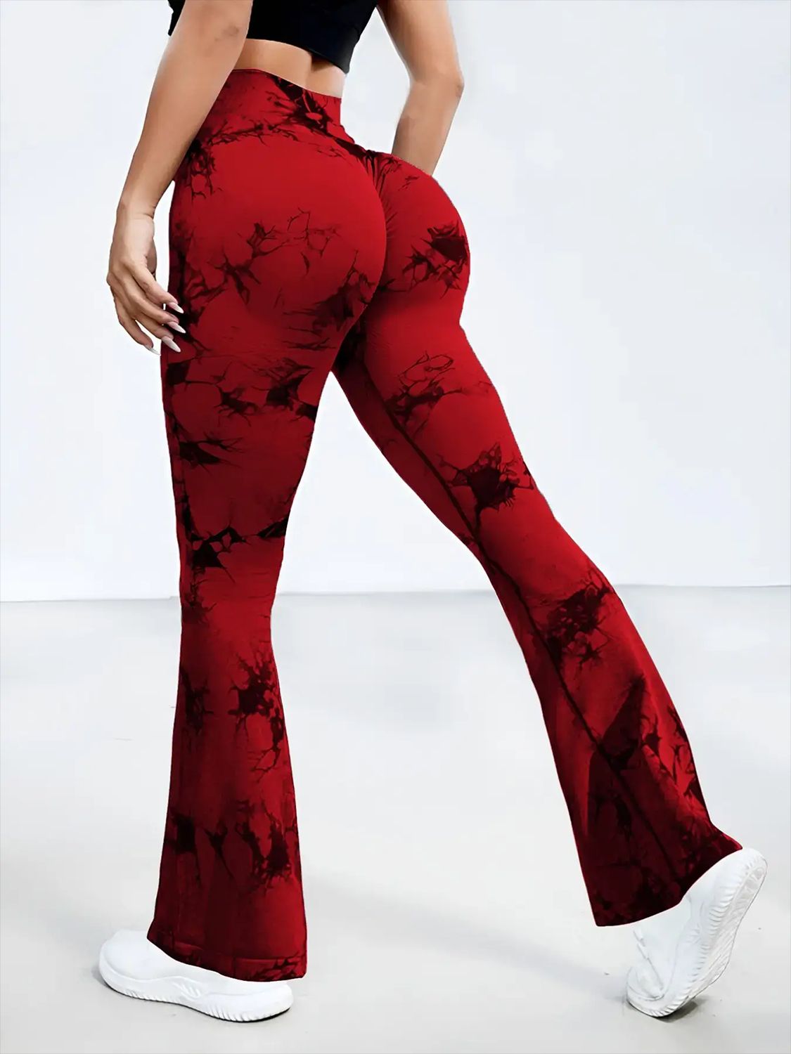 Tie - Dye High Waist Active Leggings - Flip Flop Dynasty