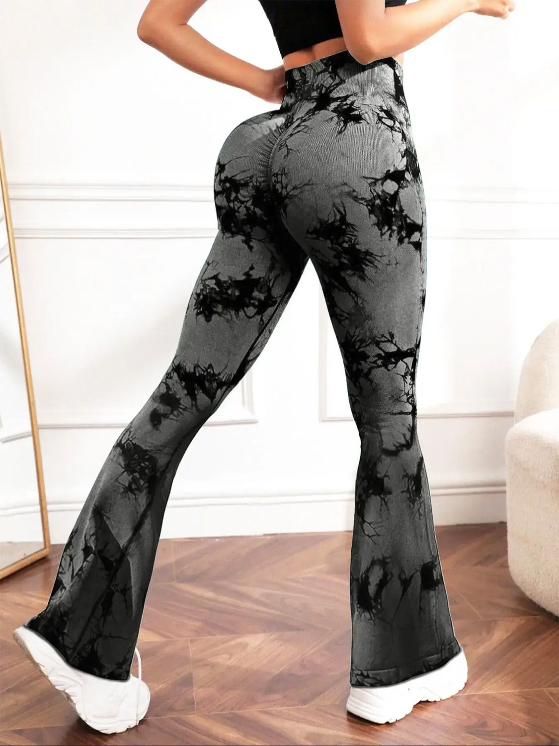 Tie - Dye High Waist Active Leggings - Flip Flop Dynasty