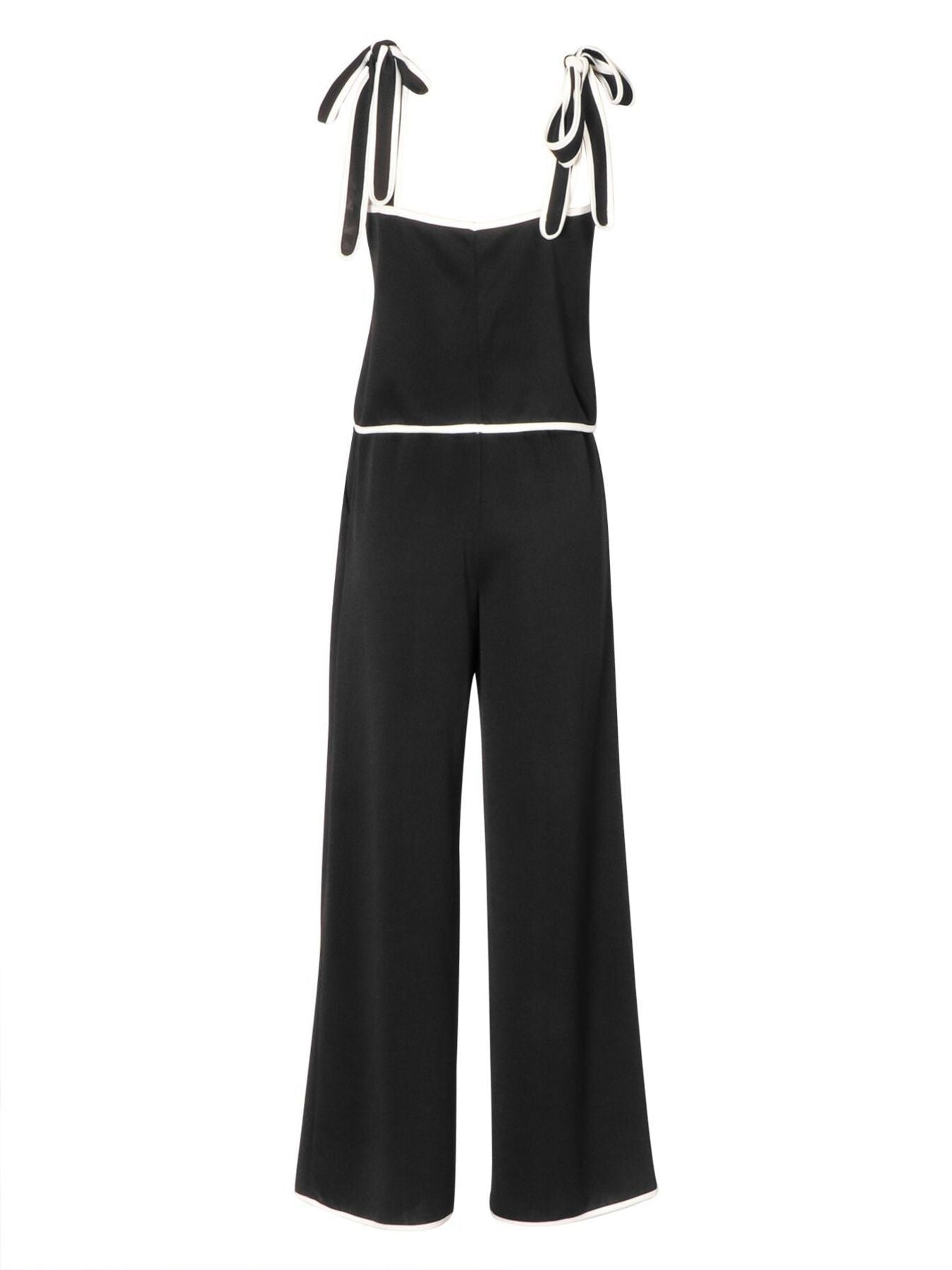 Tie Shoulder Cami and Wide Leg Pants Set - Flip Flop Dynasty