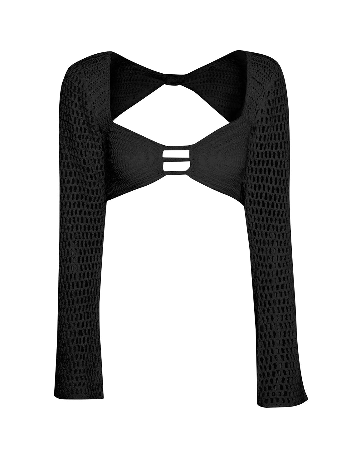 Tied Long Sleeve Top and Skirt Cover Up Set - Flip Flop Dynasty