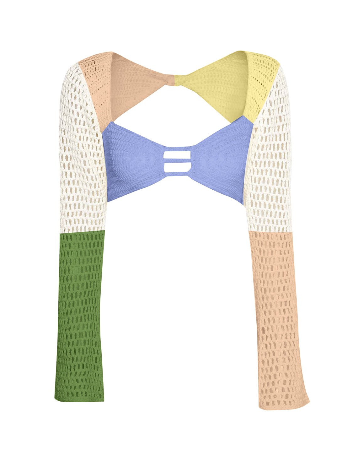 Tied Long Sleeve Top and Skirt Cover Up Set - Flip Flop Dynasty