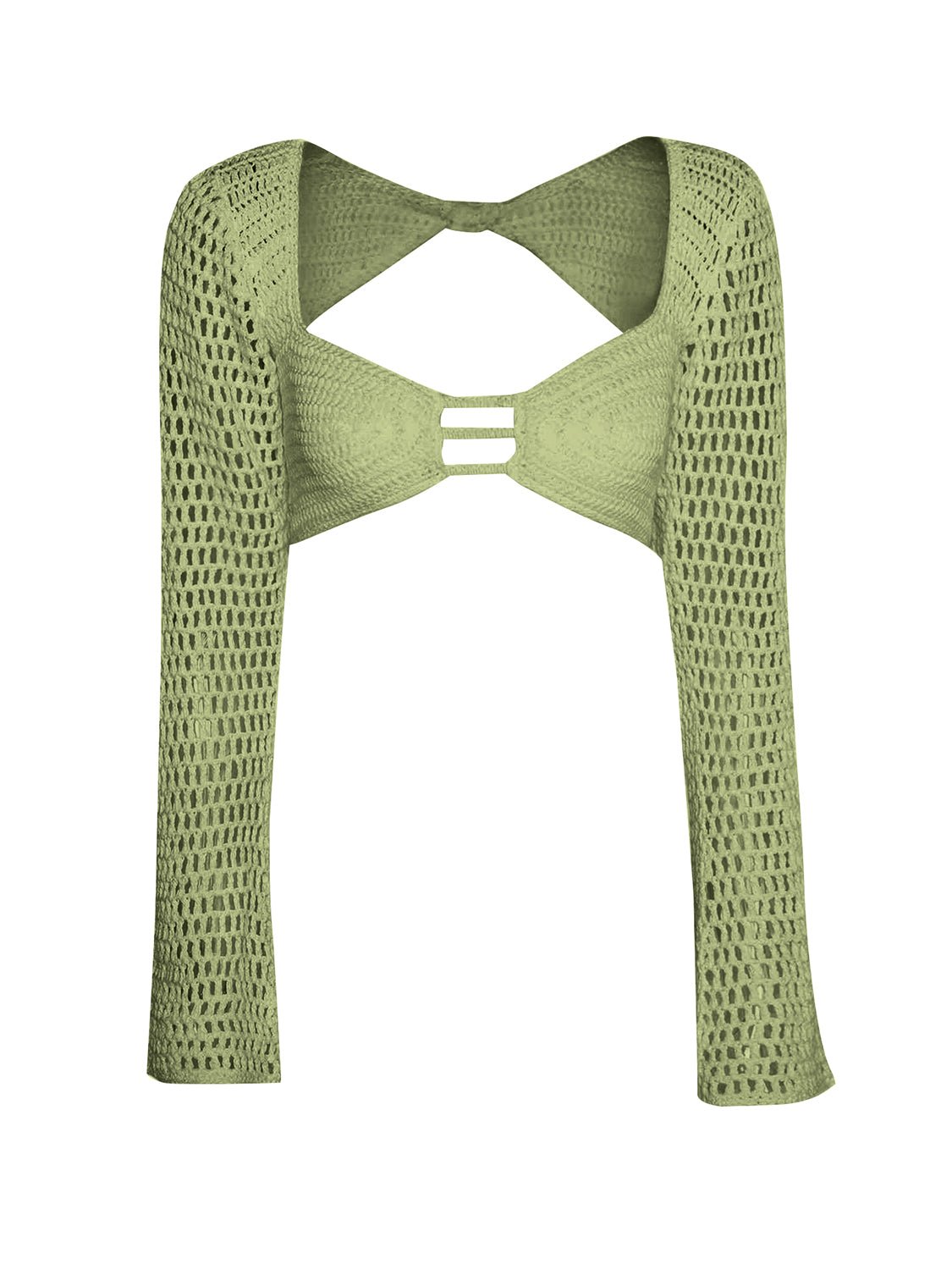 Tied Long Sleeve Top and Skirt Cover Up Set - Flip Flop Dynasty