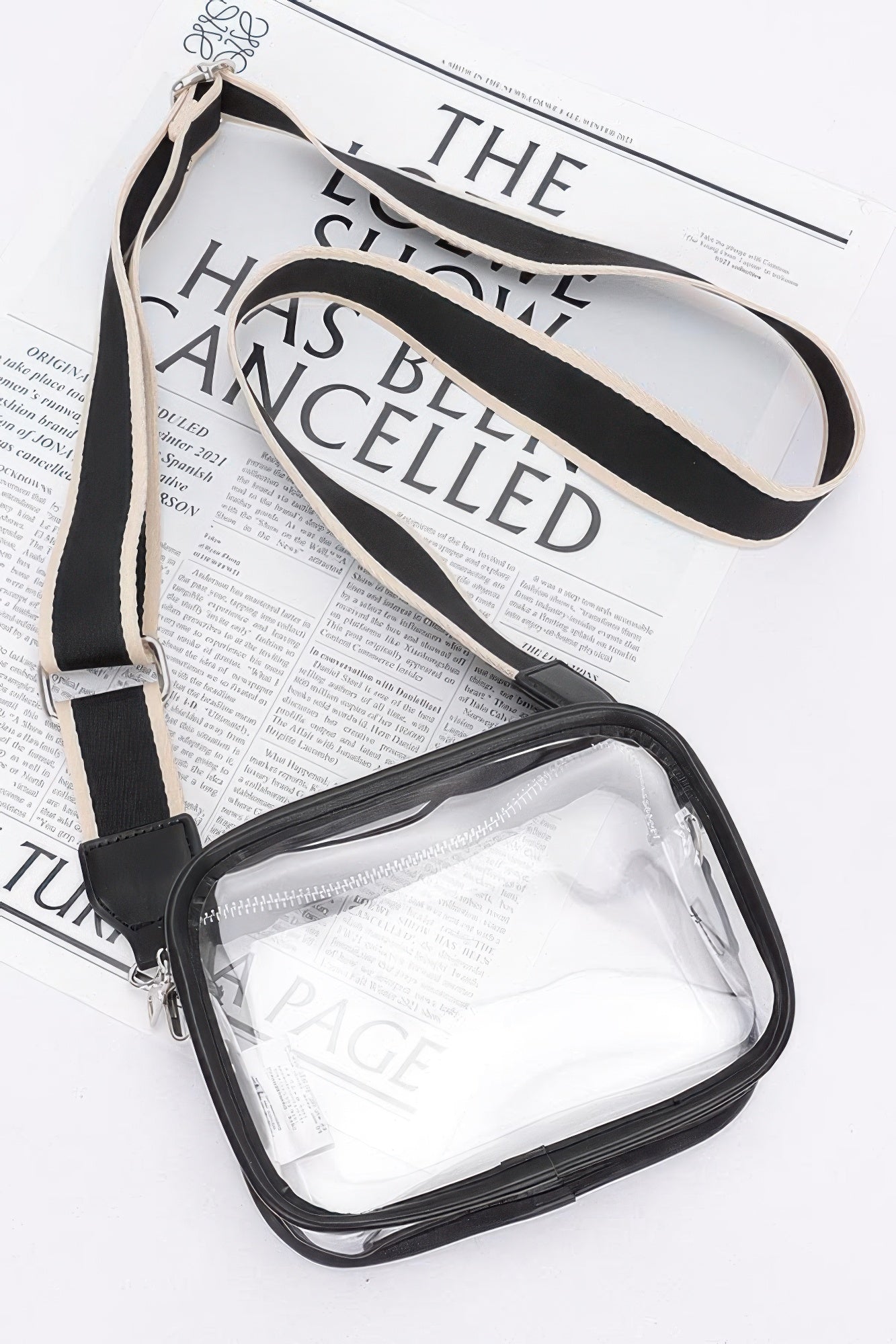 Transparent Camera Bag W/ Wide Strap - Flip Flop Dynasty