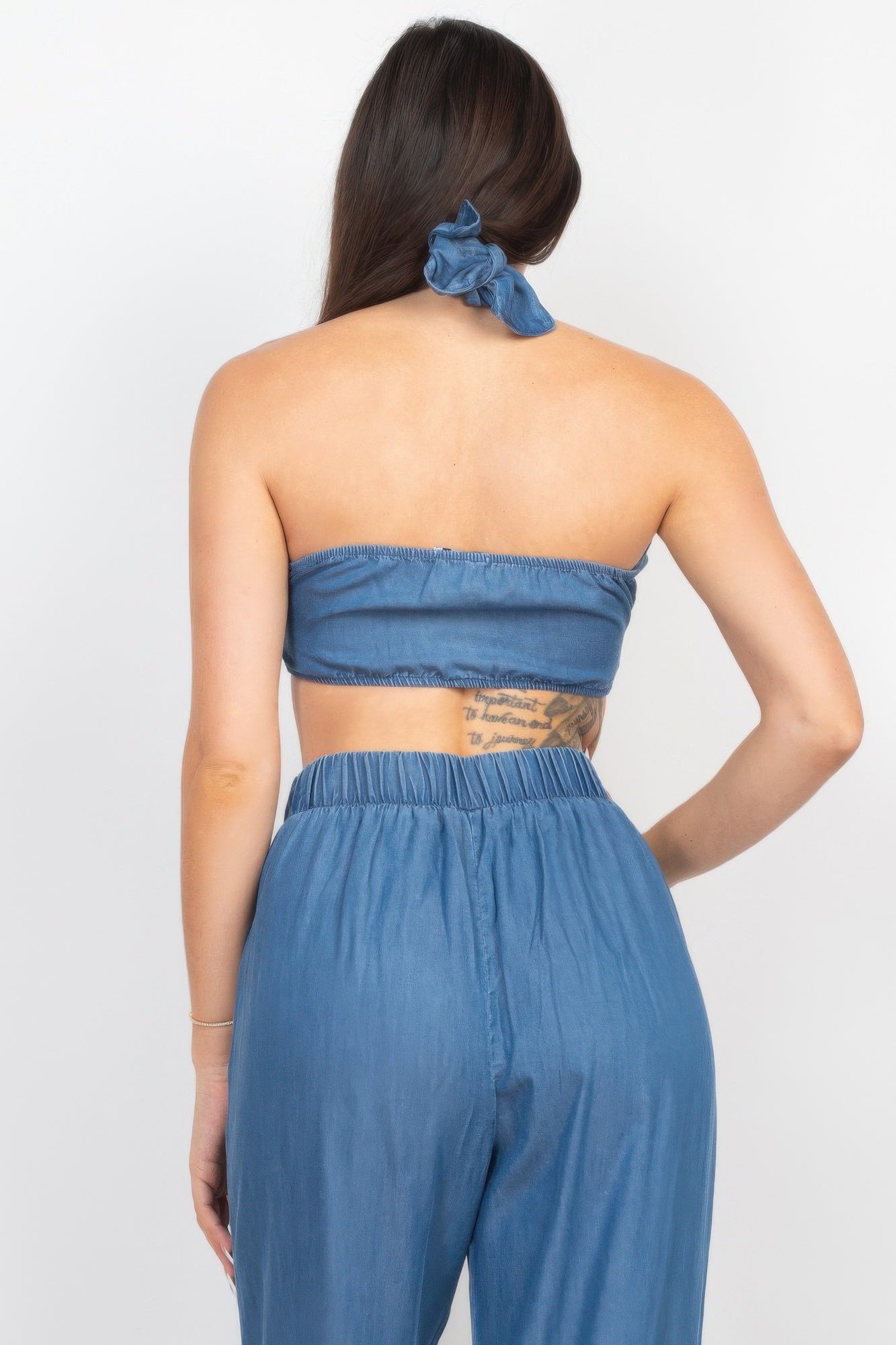 Tube Tied Top & Wide Pants Set - Flip Flop Dynasty