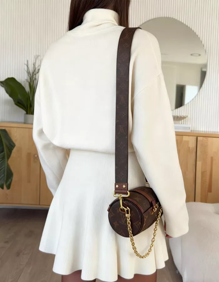 Turtleneck Dropped Shoulder Sweater and Skirt Set - Flip Flop Dynasty