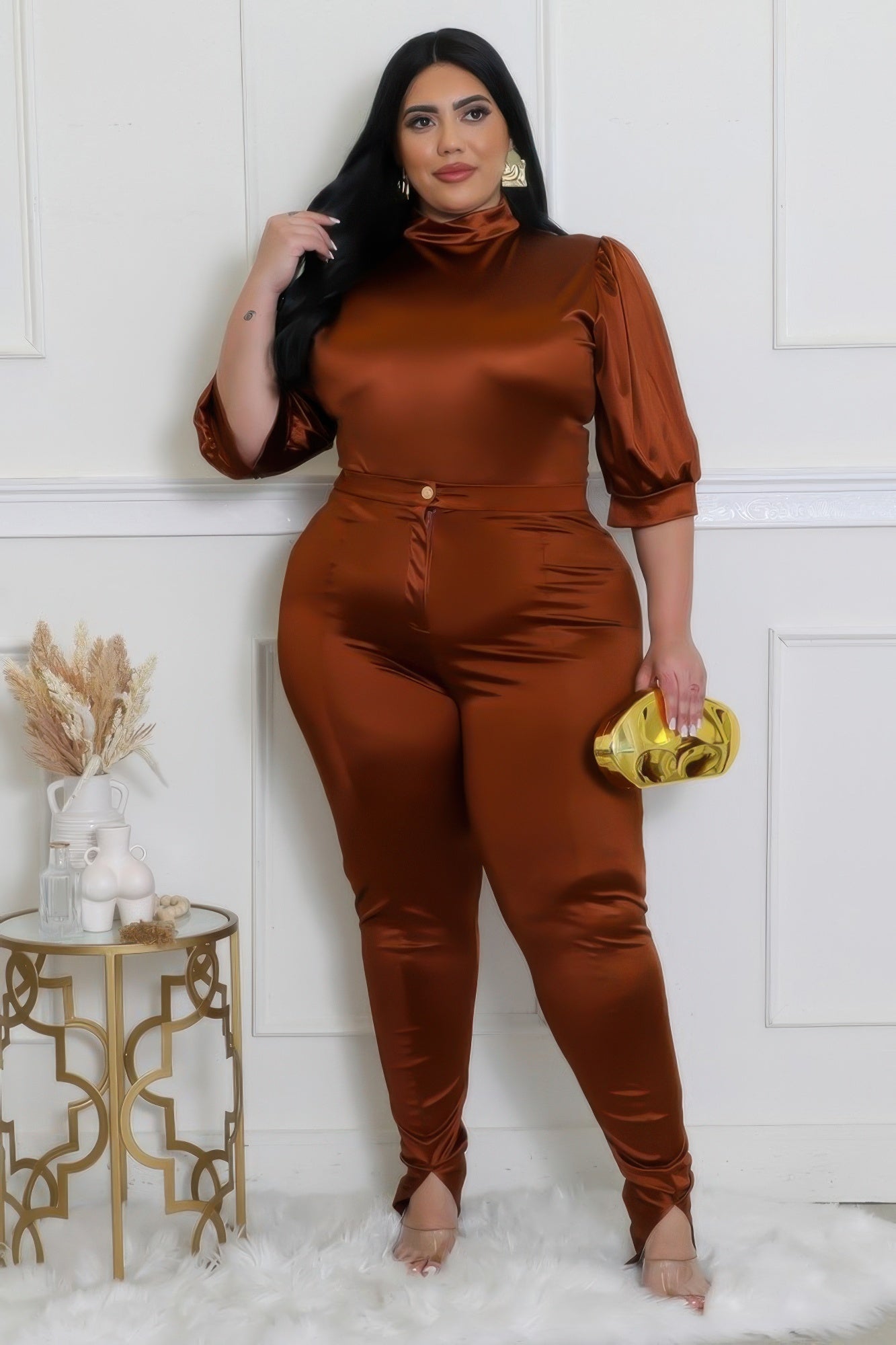 Two Piece Set, Semi - stretch Bodysuit - Flip Flop Dynasty