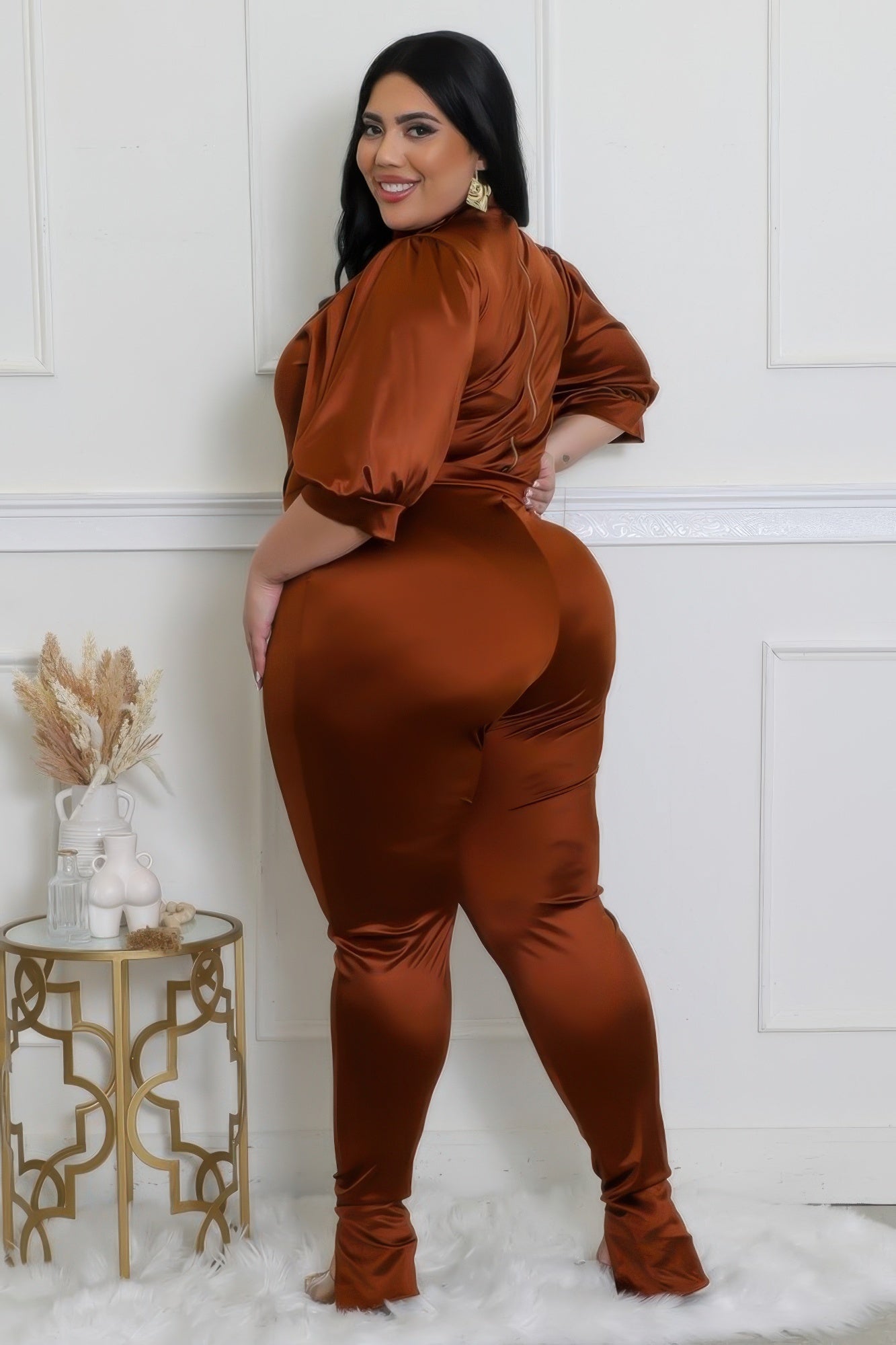 Two Piece Set, Semi - stretch Bodysuit - Flip Flop Dynasty
